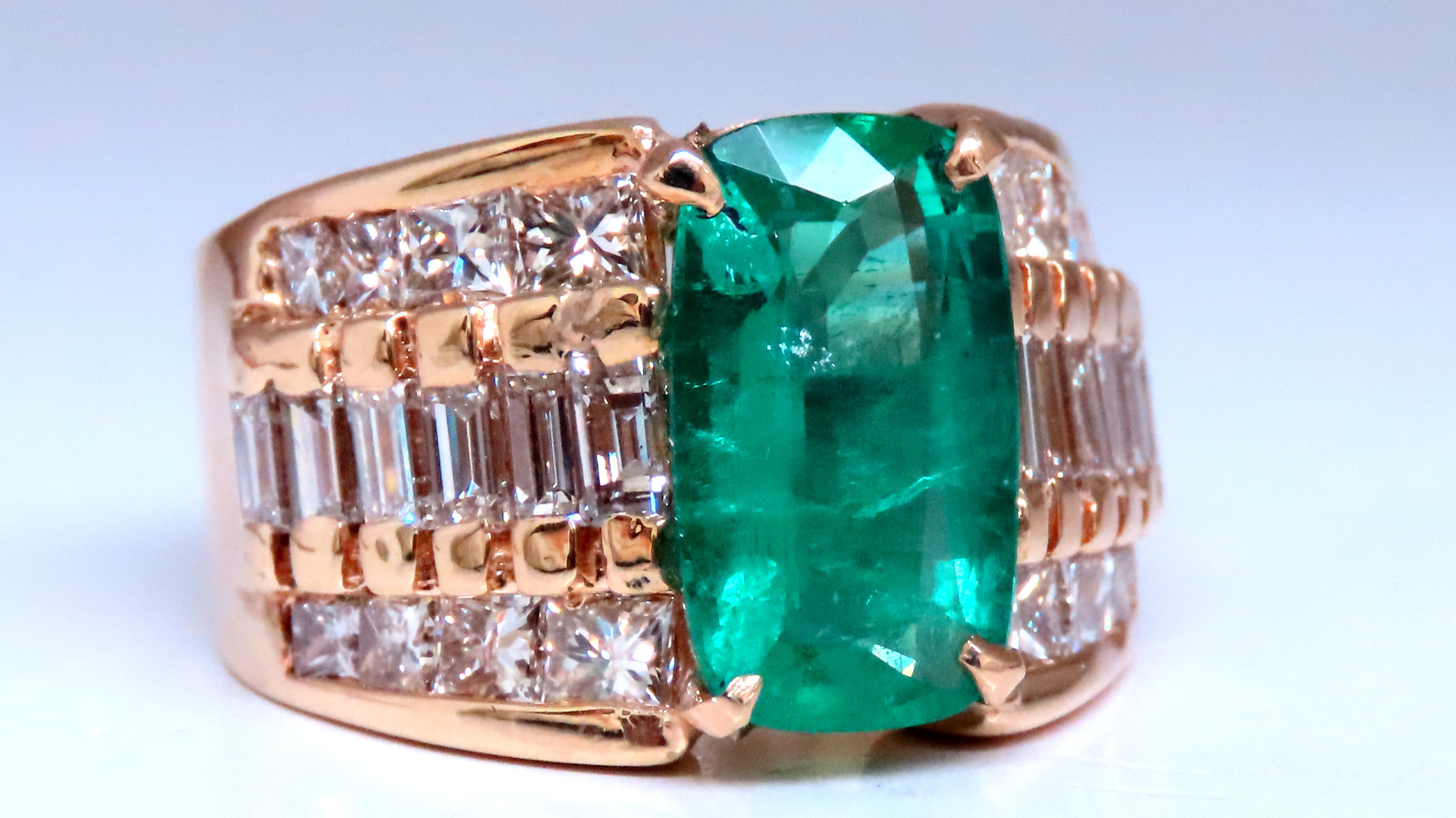 GIA Certified 3.01 Carat Natural Emerald Diamond Ring in 14K Gold - Elegant Engagement & Wedding Jewelry for Women