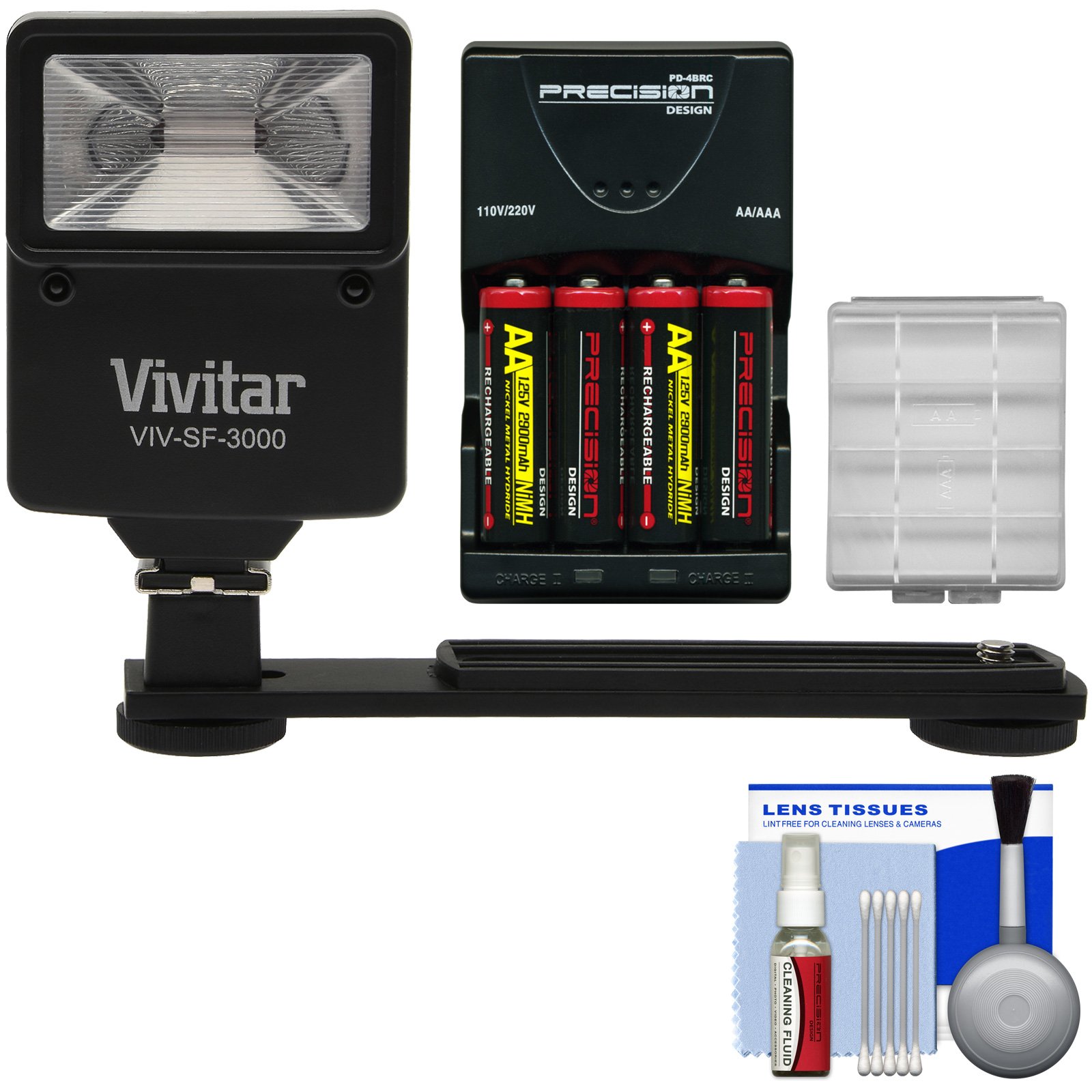 Nikon Coolpix B500 L32 L330 L340 L830 L840 Camera Accessories Bundle - Rechargeable AA Batteries & Charger, Flash Kit with Bracket - Perfect for Travel, Photography Classes & Outdoor Adventures
