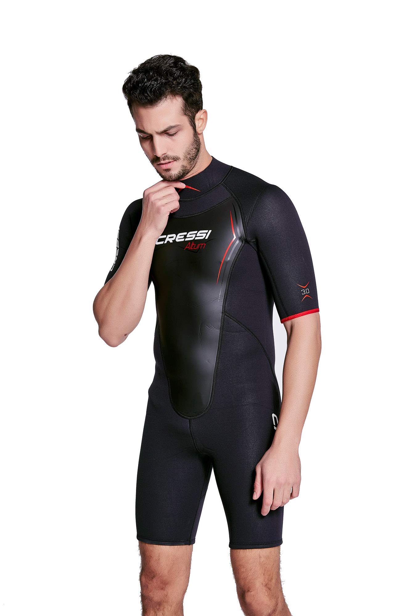 Cressi 3mm Neoprene Shorty Wetsuit for Men & Women - Snorkeling, Scuba Diving, Surfing, Swimming - Comfortable & Flexible Thermal Protection