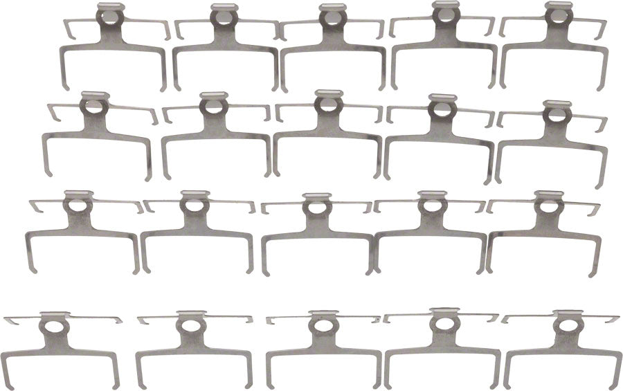 Avid Disc Brake Pad H Springs - Compatible with SRAM/Avid Elixir, DB, Level Ultimate (B1), Level TLM (B1), Force eTAP AXS - Set of 20 - Perfect for Mountain Bikes, Road Bikes & Cycling Maintenance