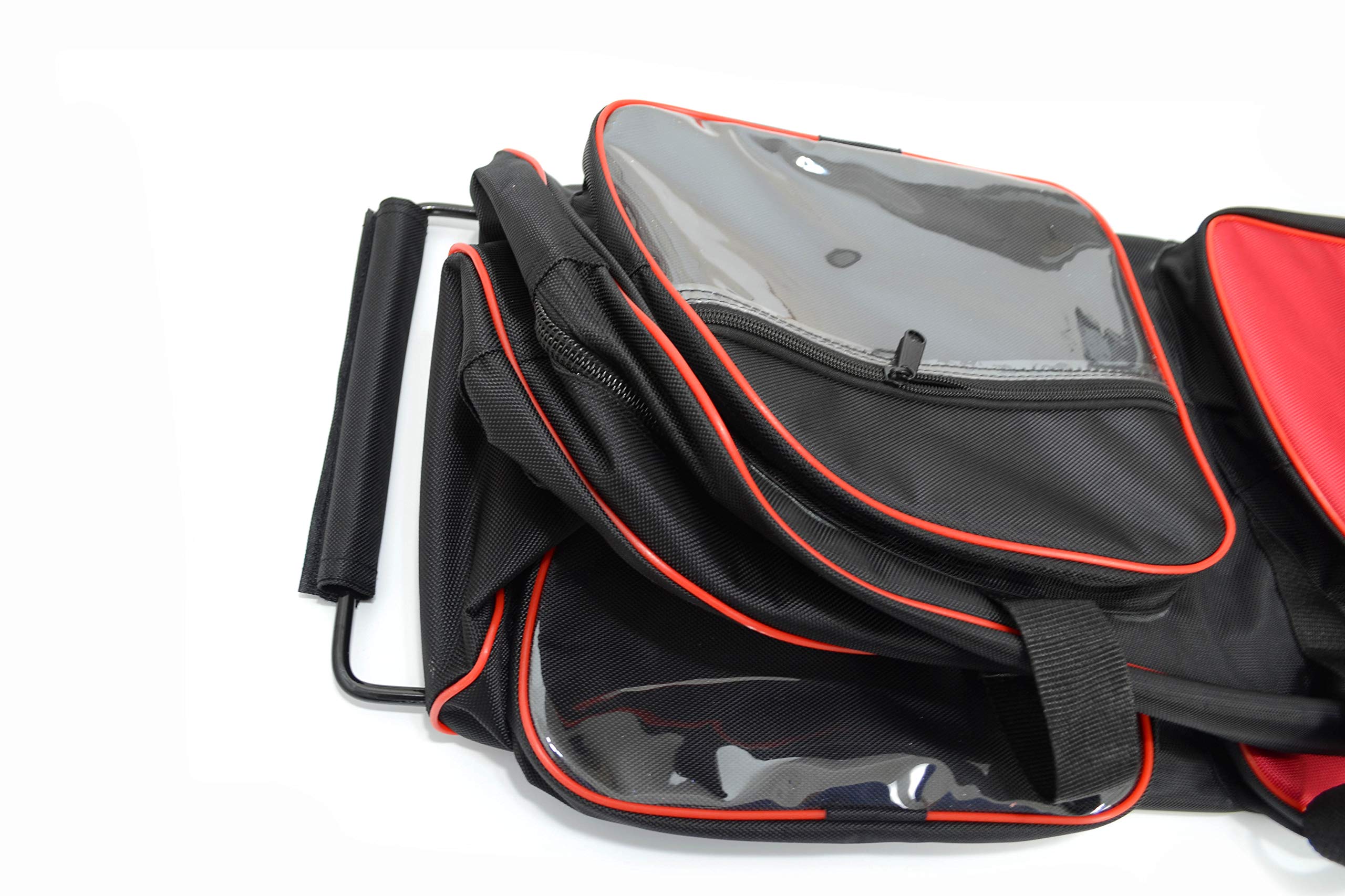 LEONARK Fencing Equipment Wheel Bag - Durable Draw-bar Trolley Case for Epee, Saber & Foil Swords, Fencing Suit & Mask | Perfect for HEMA Training, Competitions & Travel