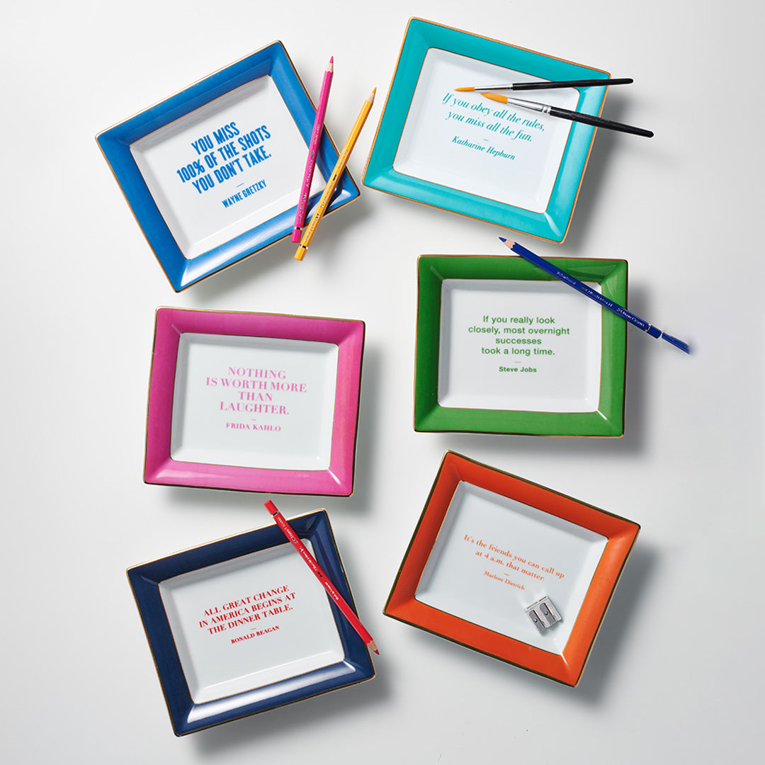 Steve Jobs Quote Tray - Inspirational Desktop Organizer for Office & Home Decor | Perfect for Tech Enthusiasts & Apple Fans