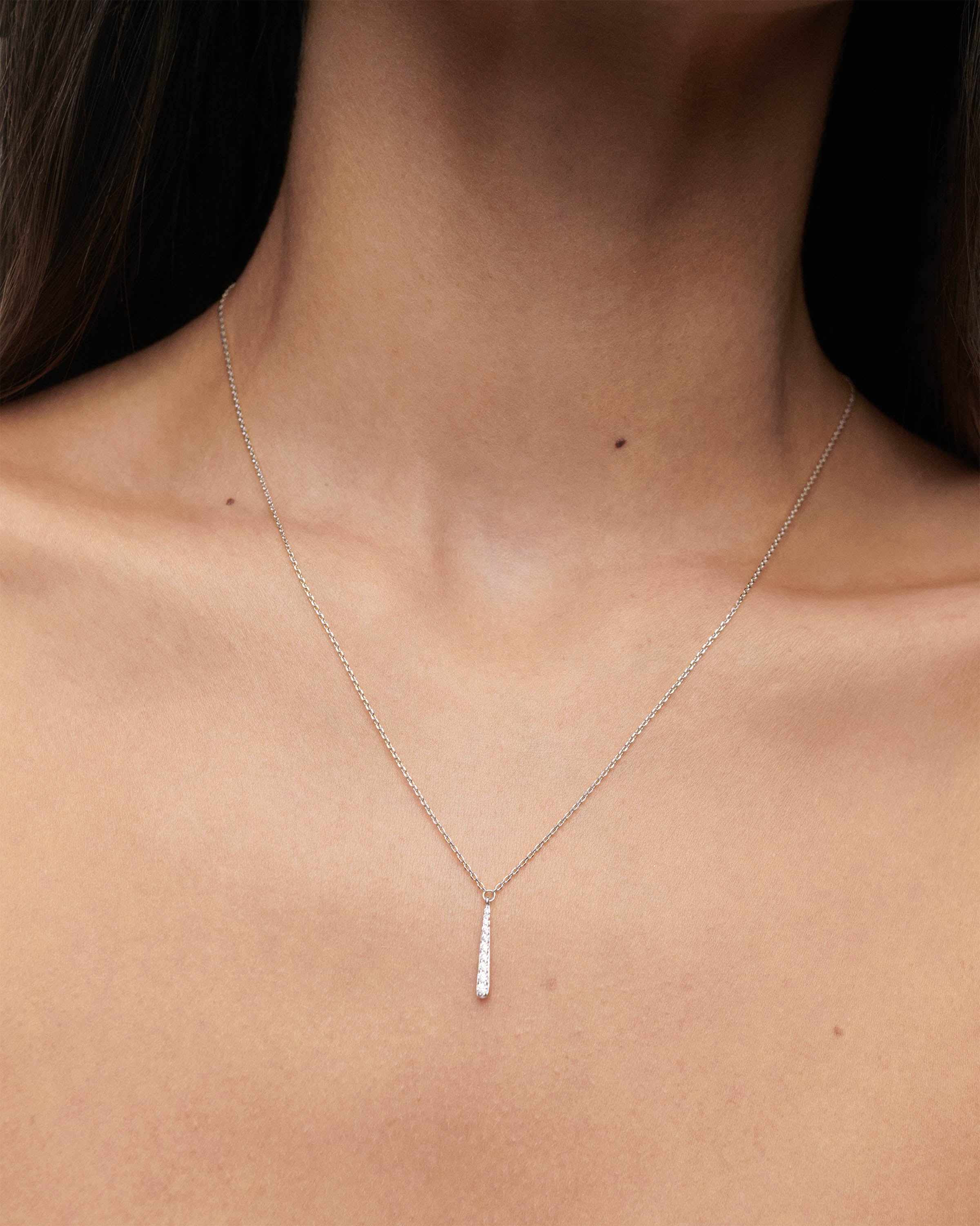 GRID Olga Sterling Silver Necklace for Women - Elegant Dainty Chain Jewelry Gift for Birthday, Anniversary & Valentine's Day