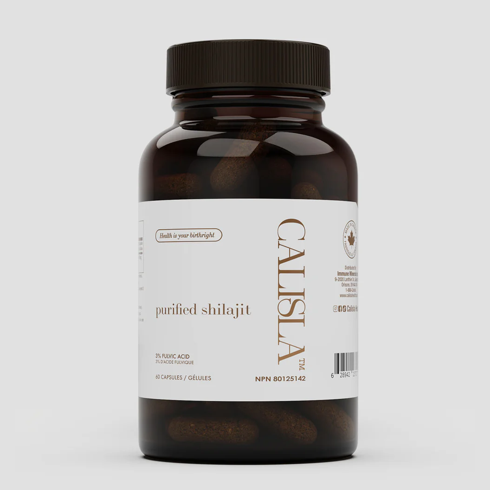 Premium Shilajit Resin Supplement - 60 Capsules for Energy, Stamina & Immune Support - Natural Ayurvedic Herbal Remedy for Men & Women - Boost Vitality & Focus for Workouts, Daily Performance & Wellness