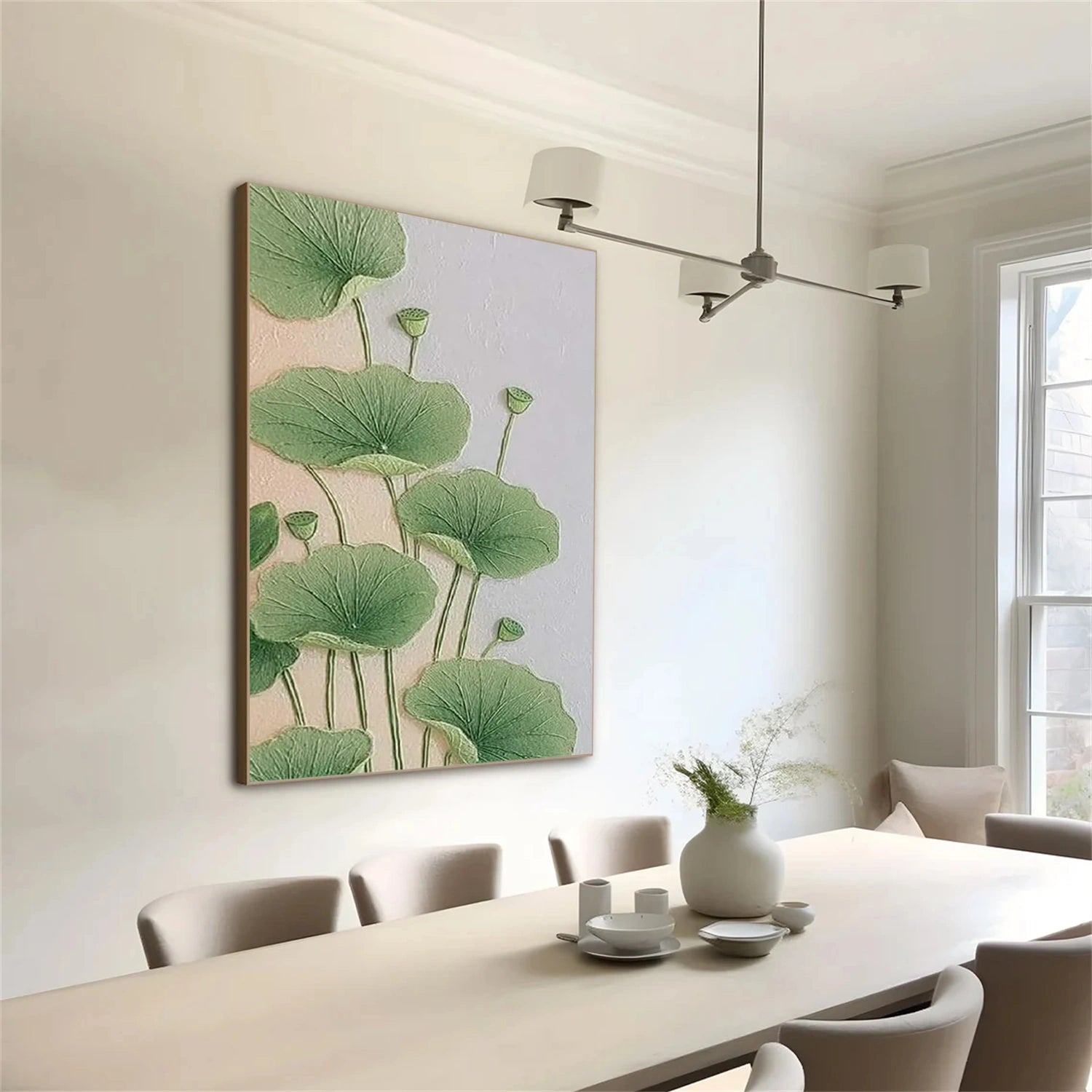 Abstract Floral and Tree Texture Canvas Wall Art - Modern Home Decor for Living Room, Bedroom & Office | FT 218