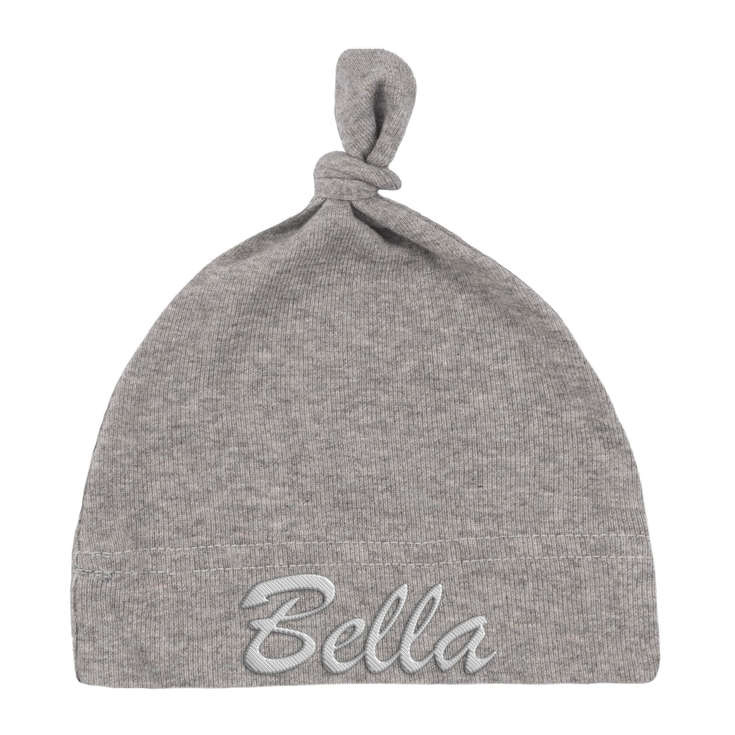 Soft Warm Baby Hats for Newborns & Infants | Adjustable Top Knot Baby Beanie with Breathable Cotton | Custom Baby Caps for Photography, Winter Outfits & Special Occasions