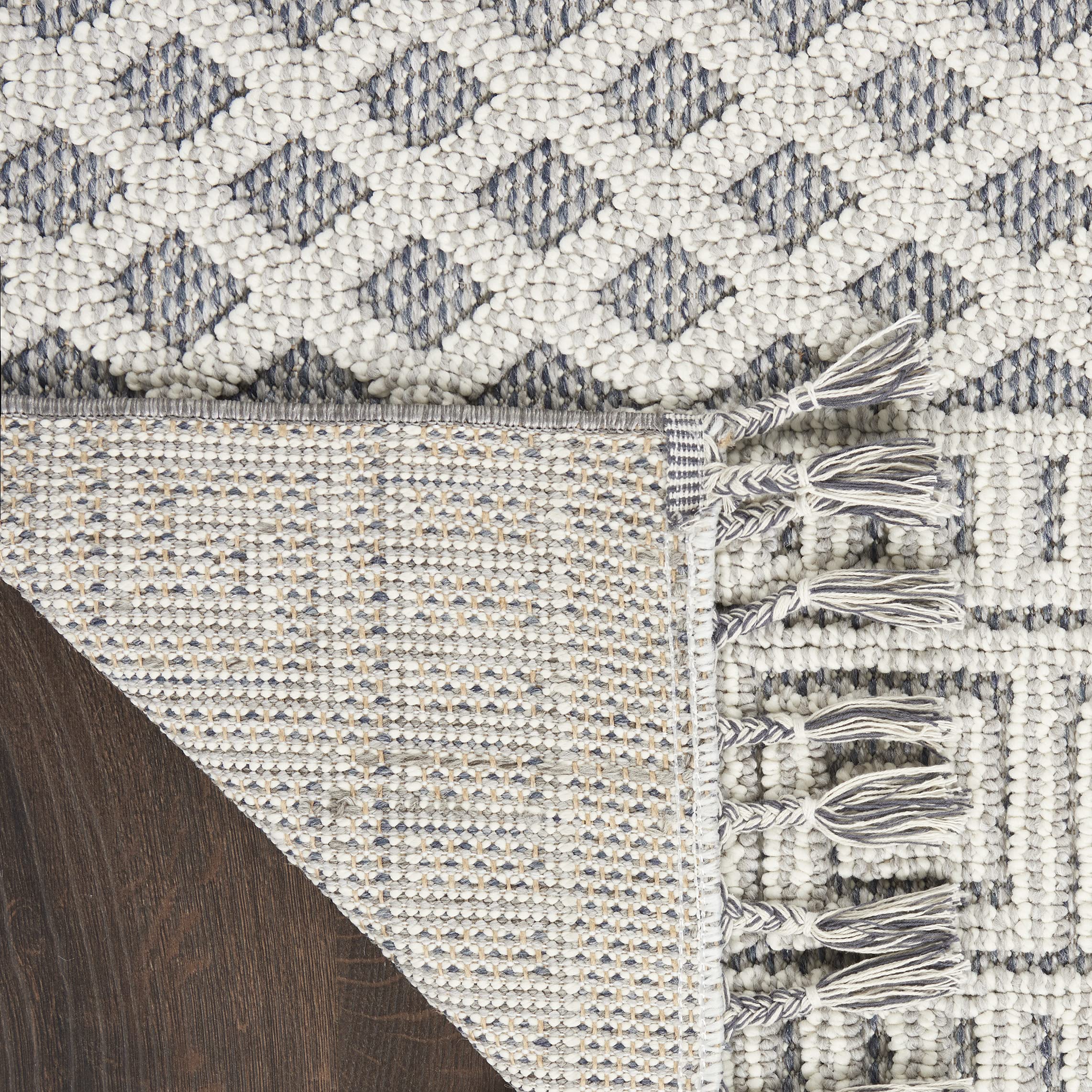 Nourison Elwood Ivory/Slate 5'3