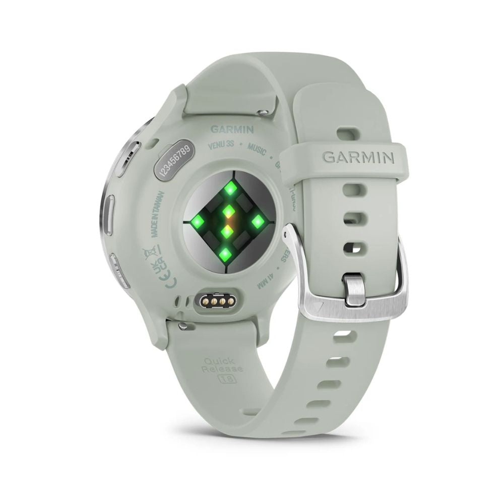 Garmin Venu 3S GPS Smartwatch with Stainless Steel Bezel - Silver | Fitness Tracker, Heart Rate Monitor & Sleep Analysis | Perfect for Running, Swimming & Daily Activity Tracking