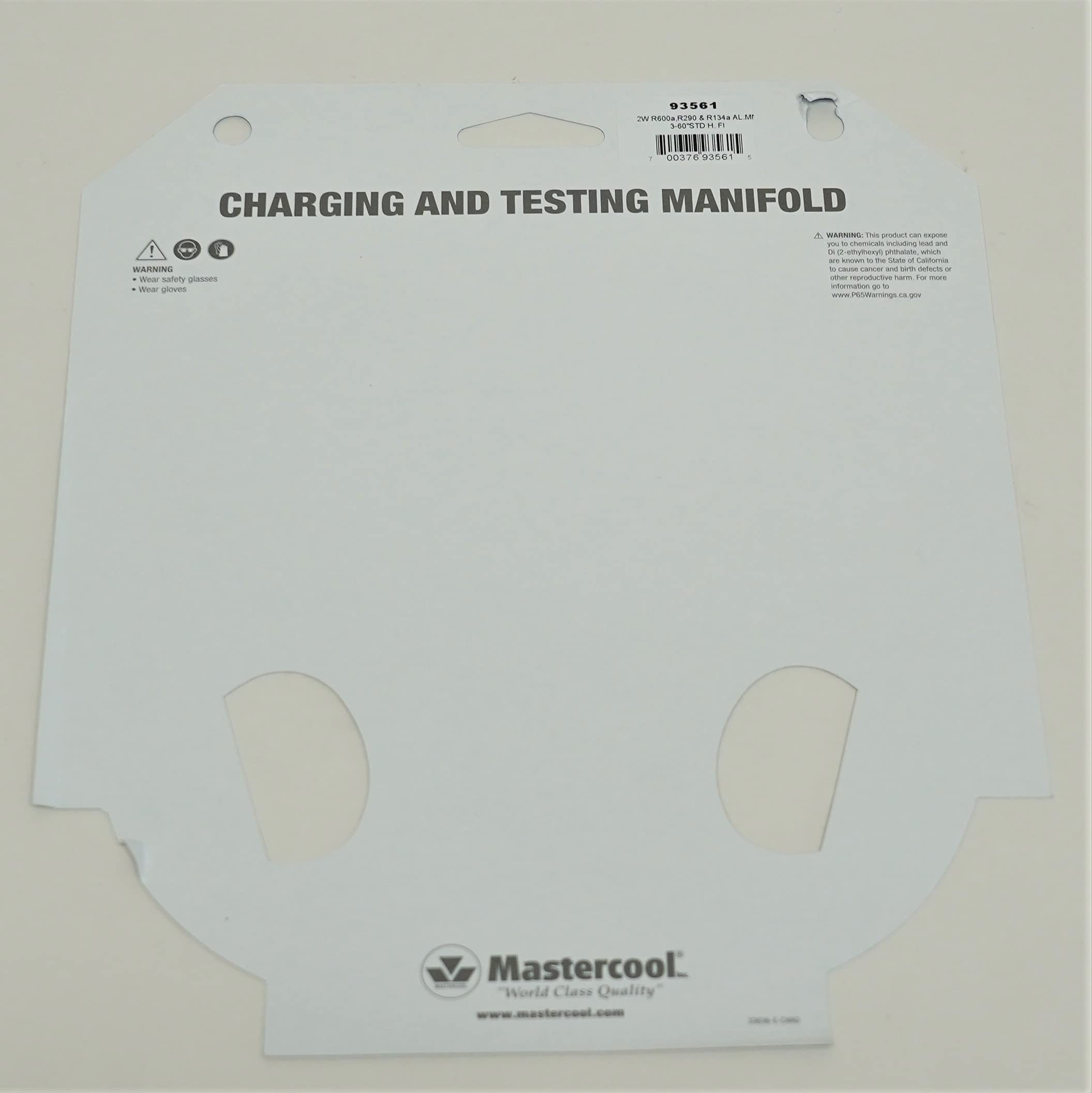 Mastercool 93561 3-Way Charging Manifold with Standard 60