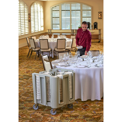 Cambro ADSC480 S Series Dish Caddy - 4 Tower Organizer for Round Dishes (4 5/8