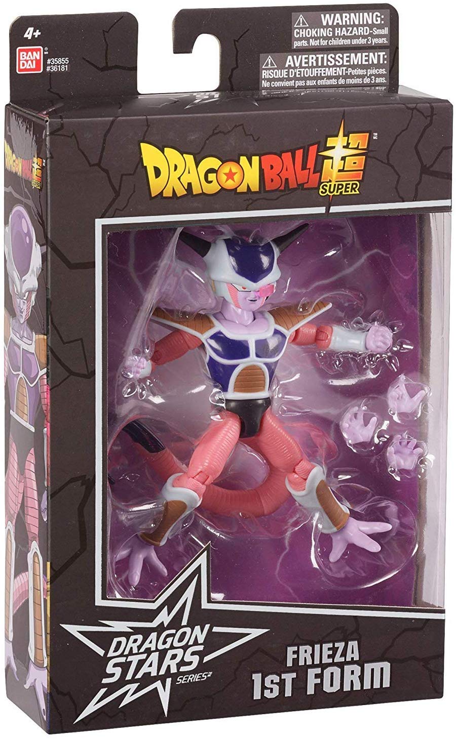 Dragon Ball Super Dragon Stars Series First Form Frieza Action Figure - Collectible Anime Toy for Fans, Display & Battle Scenes