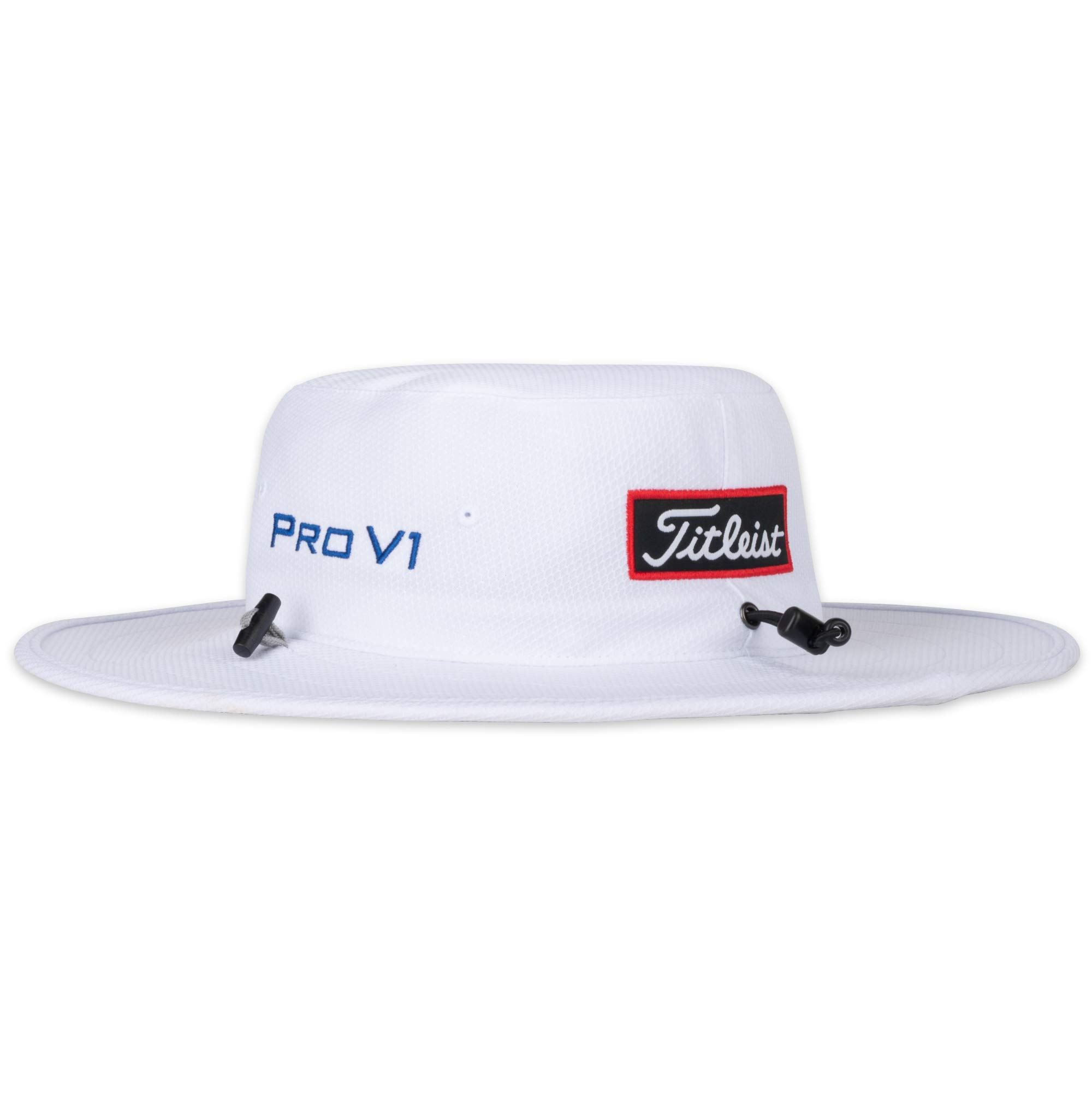 Titleist Men's One Size Fits All Tour Aussie Golf Hat - White & Royal - Perfect for Golf, Outdoor Sports & Casual Wear