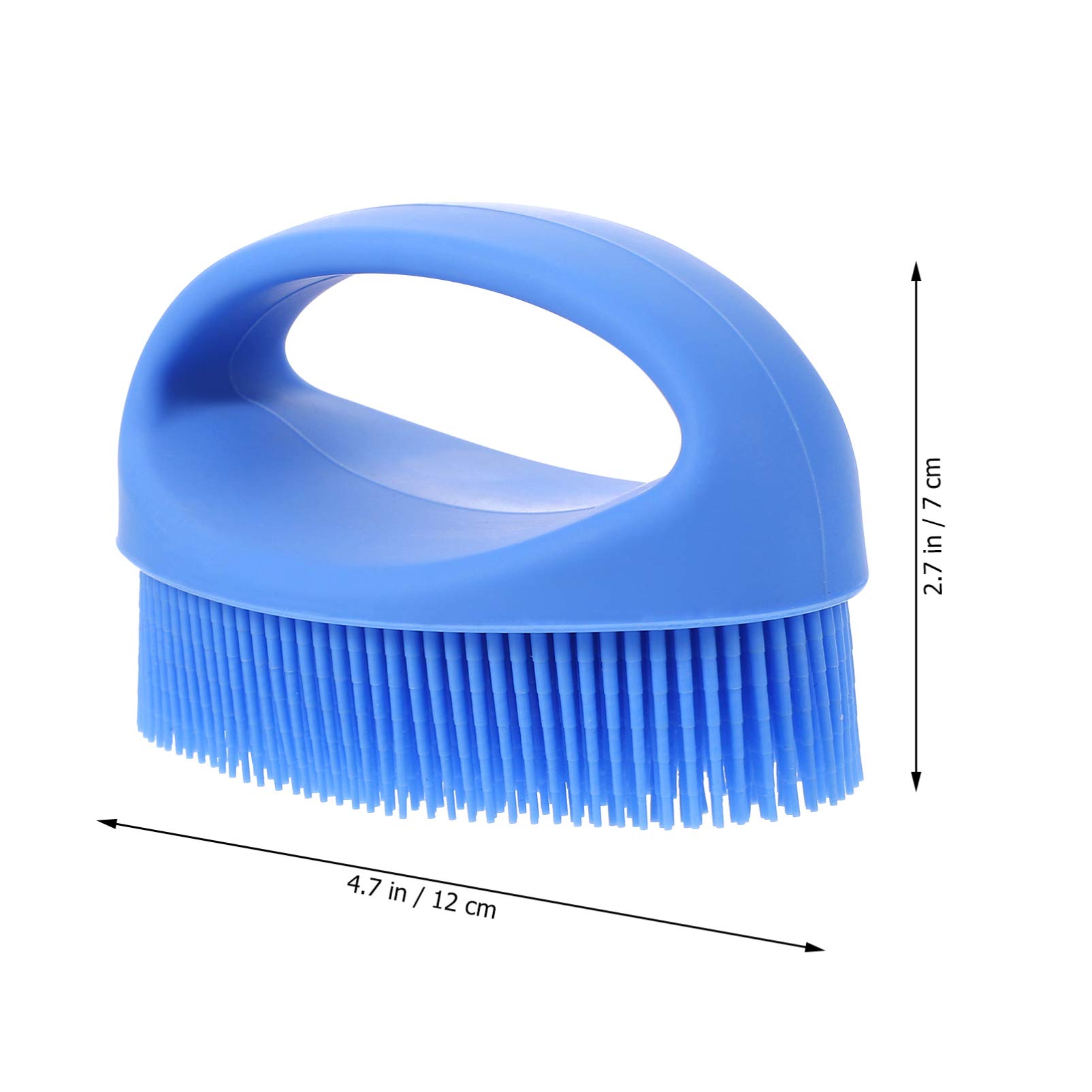 Exfoliating Silicone Bath Brush - Handheld Body Scrubber for Shower & Spa - Gentle Skin Cleansing & Massage - Perfect for Back, Feet & Sensitive Skin Care