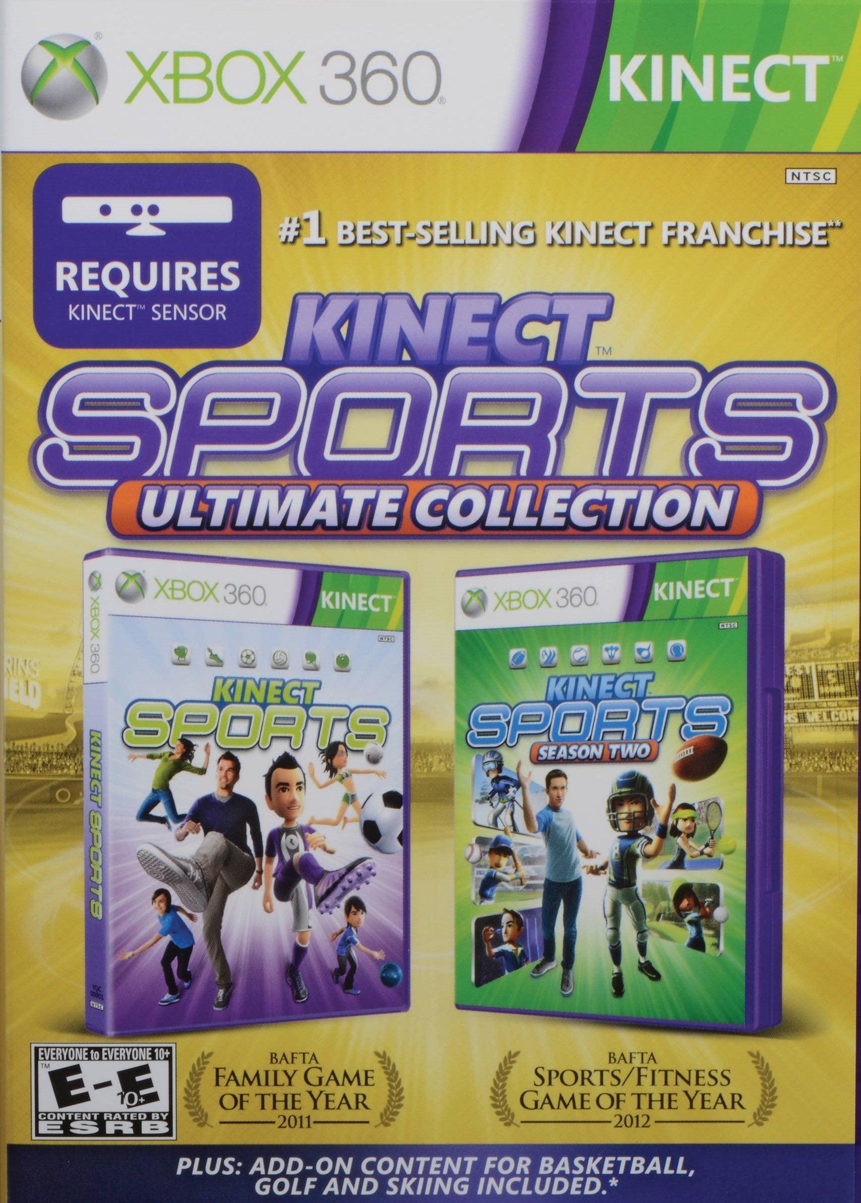 Kinect Sports Ultimate Collection - Xbox 360 Game | Family Fitness & Sports Bundle for Active Gaming | Perfect for Home Workouts, Party Games & Interactive Sports Fun