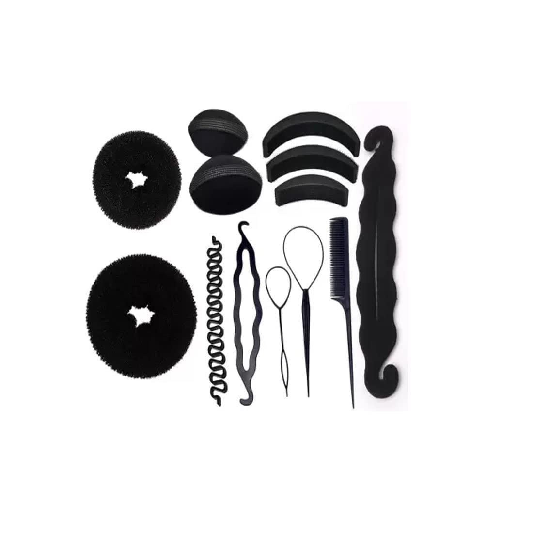Maahal 13-Piece Hair Styling Tool Set for Women & Girls - Hair Accessories Combo for Curling, Styling & Everyday Use