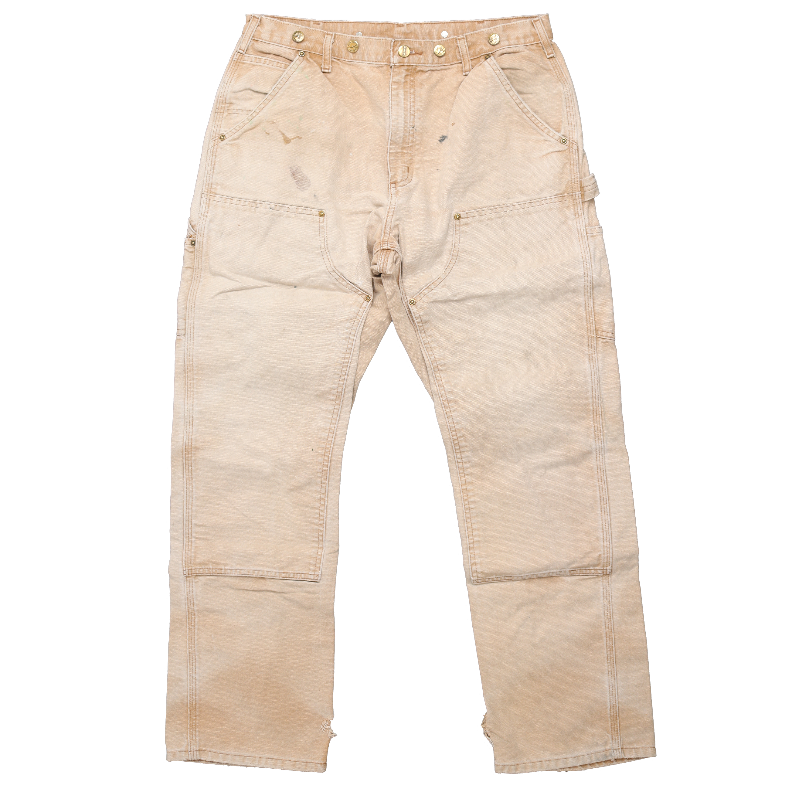 Vintage 1990s Work Pants for Men - Durable Cotton Canvas Utility Pants for Construction, Carpentry & Outdoor Work - Classic Retro Workwear for DIY Projects & Heavy Duty Jobs
