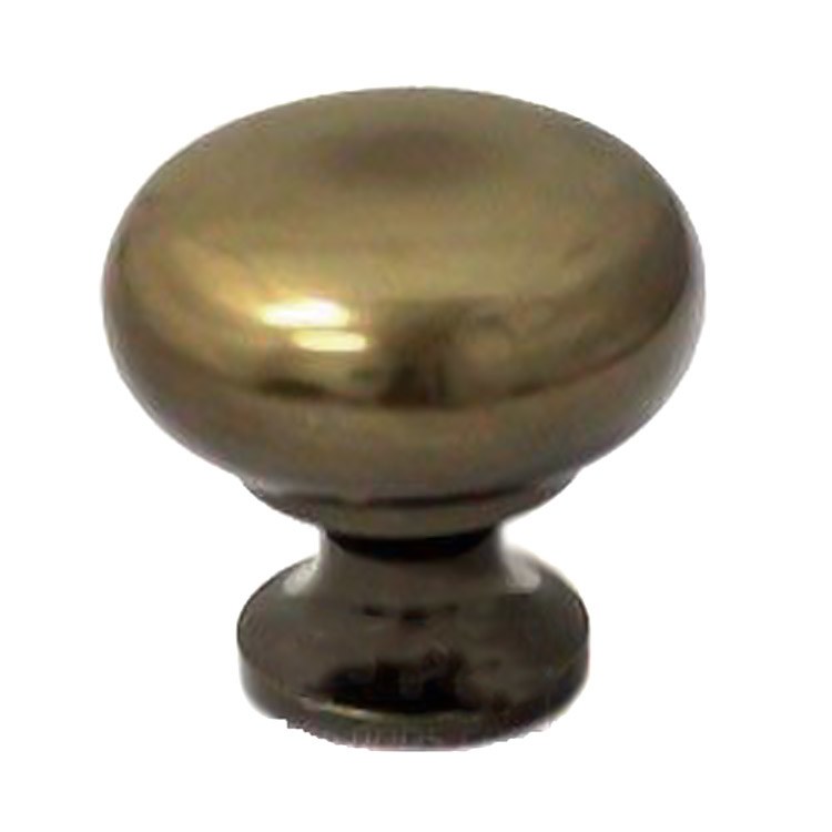 192 Series 1 1/4 Inch Round Cabinet Knob - Solid Brass Hardware for Kitchen Cabinets, Dressers & Furniture - Vintage Style Pull Handle for Home Renovation & DIY Projects