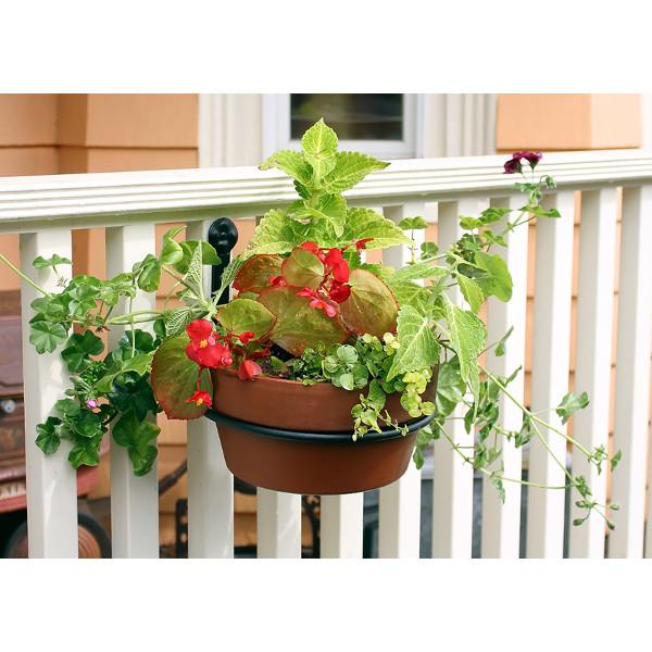 2 Pack Flower Pot Rings - Decorative Plant Pot Holders for Indoor & Outdoor Use - Perfect for Home, Garden, and Patio Decor