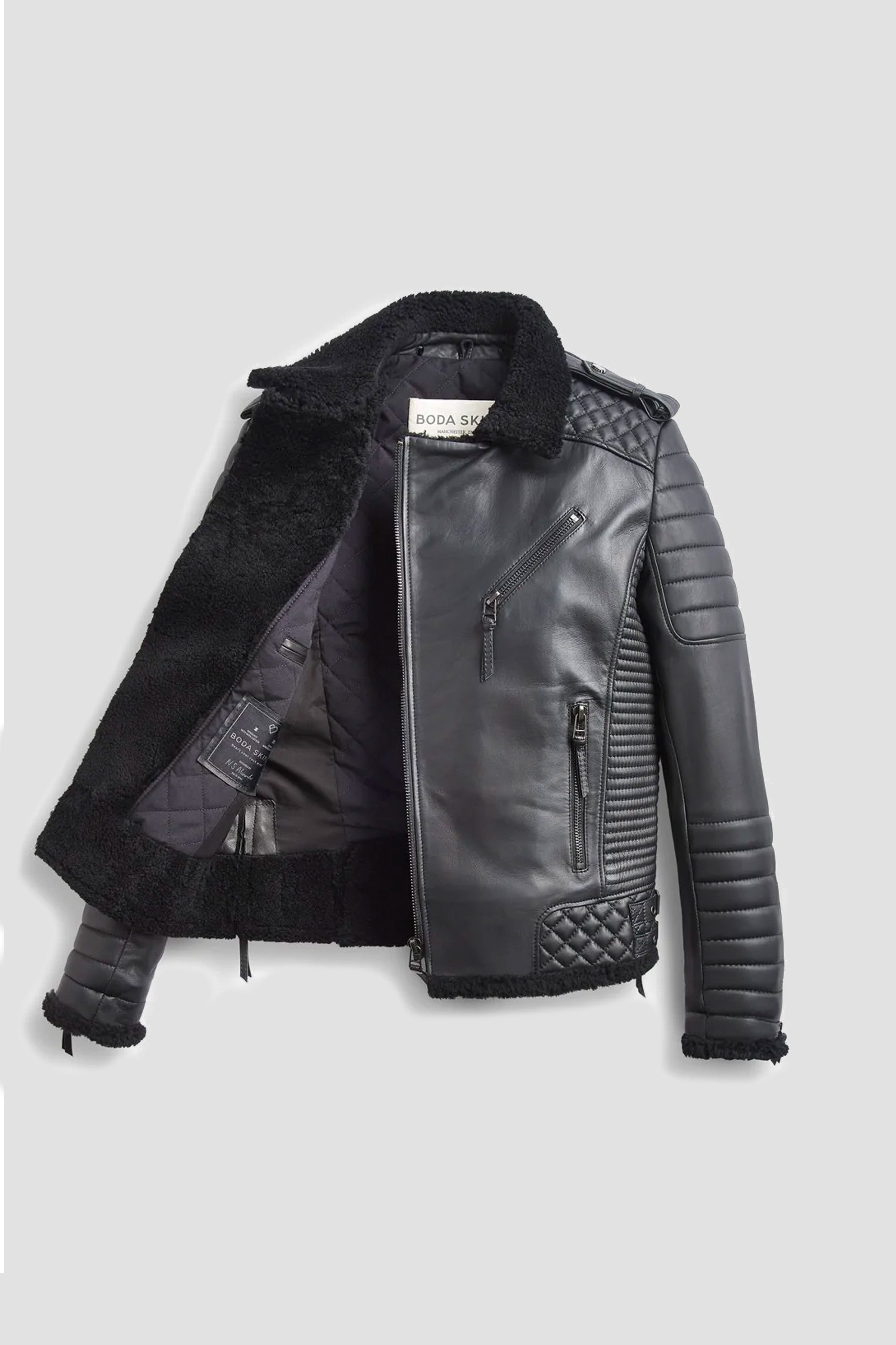 Kay Michaels Men's Shearling Jacket - Premium Winter Coat for Cold Weather, Outdoor Activities & Casual Style