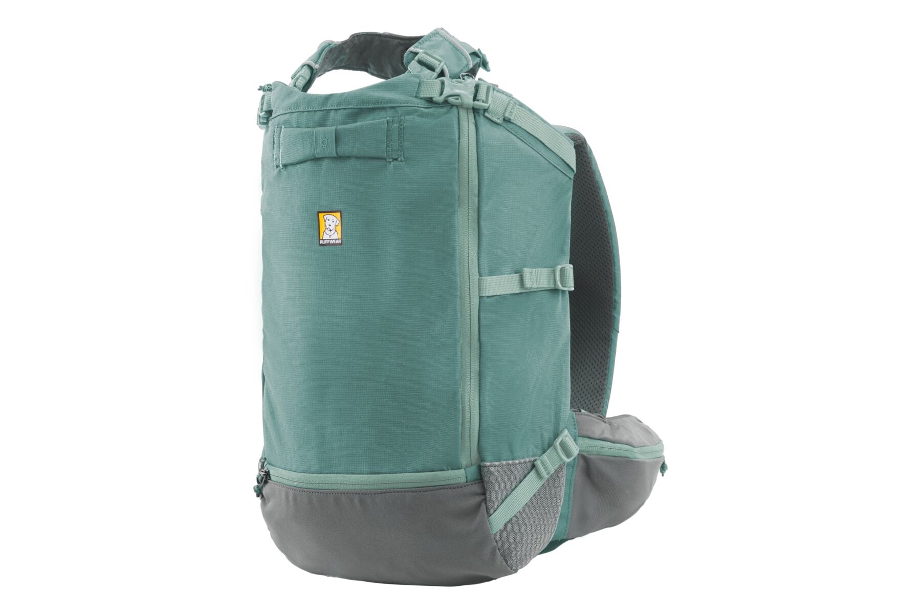 Ruffwear® Hitch Hiker™ Technical Dog Carrier Backpack - River Rock Green | Durable Pet Hiking & Travel Backpack for Outdoor Adventures