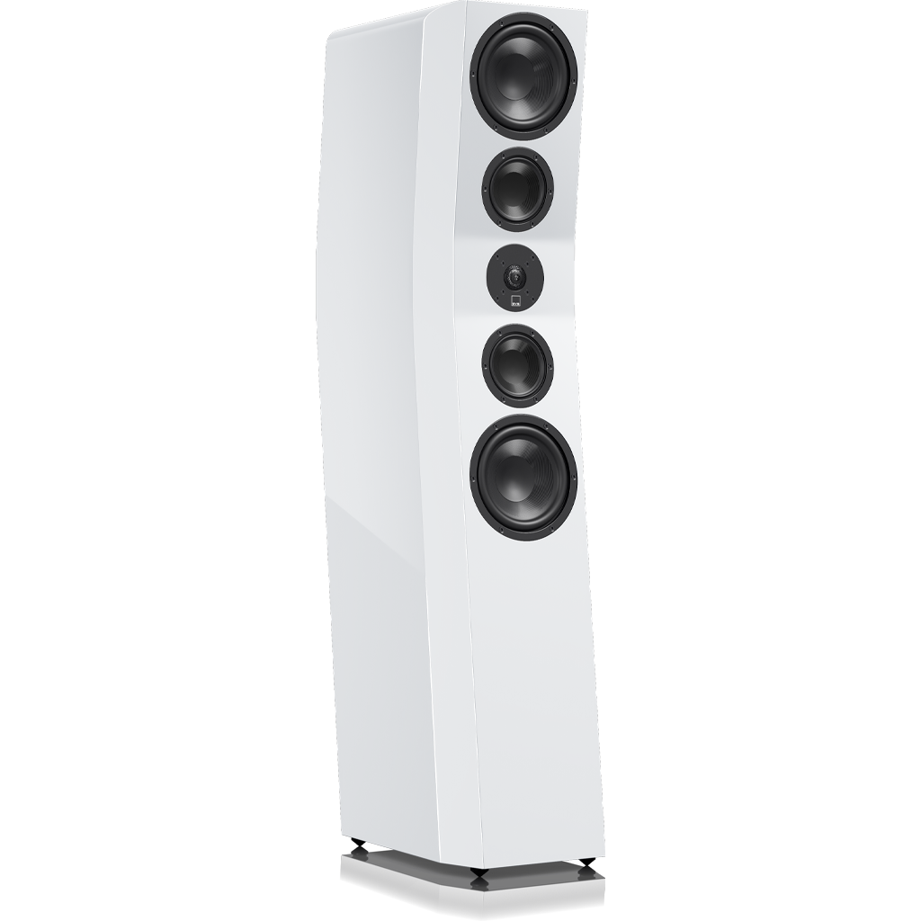 SVS Ultra Evolution Tower Speaker - High-End Gloss White Audio System for Home Theater & Music (Pair) - Perfect for Living Room, Home Theater, and Audiophile Setups