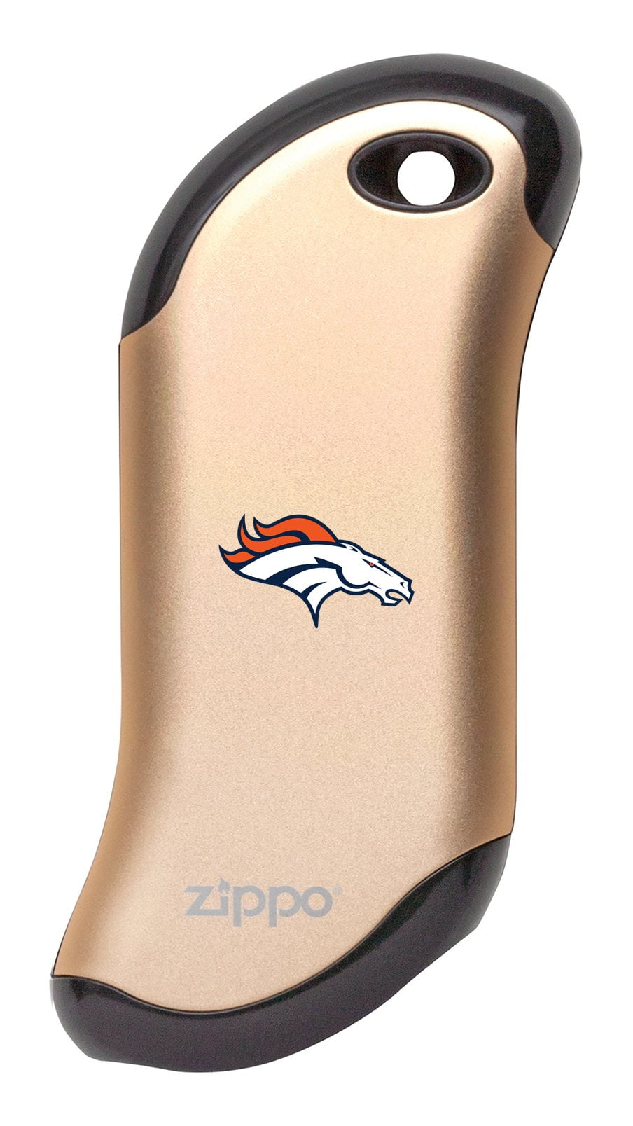 NFL Denver Broncos Rechargeable Hand Warmer - HeatBank® 9s Portable Heating for Cold Weather | Perfect for Football Games, Skiing & Winter Outdoor Activities