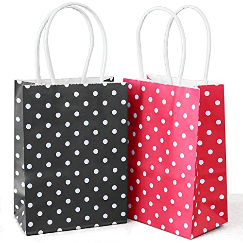 Gift Bags Mini Dot Red and Black