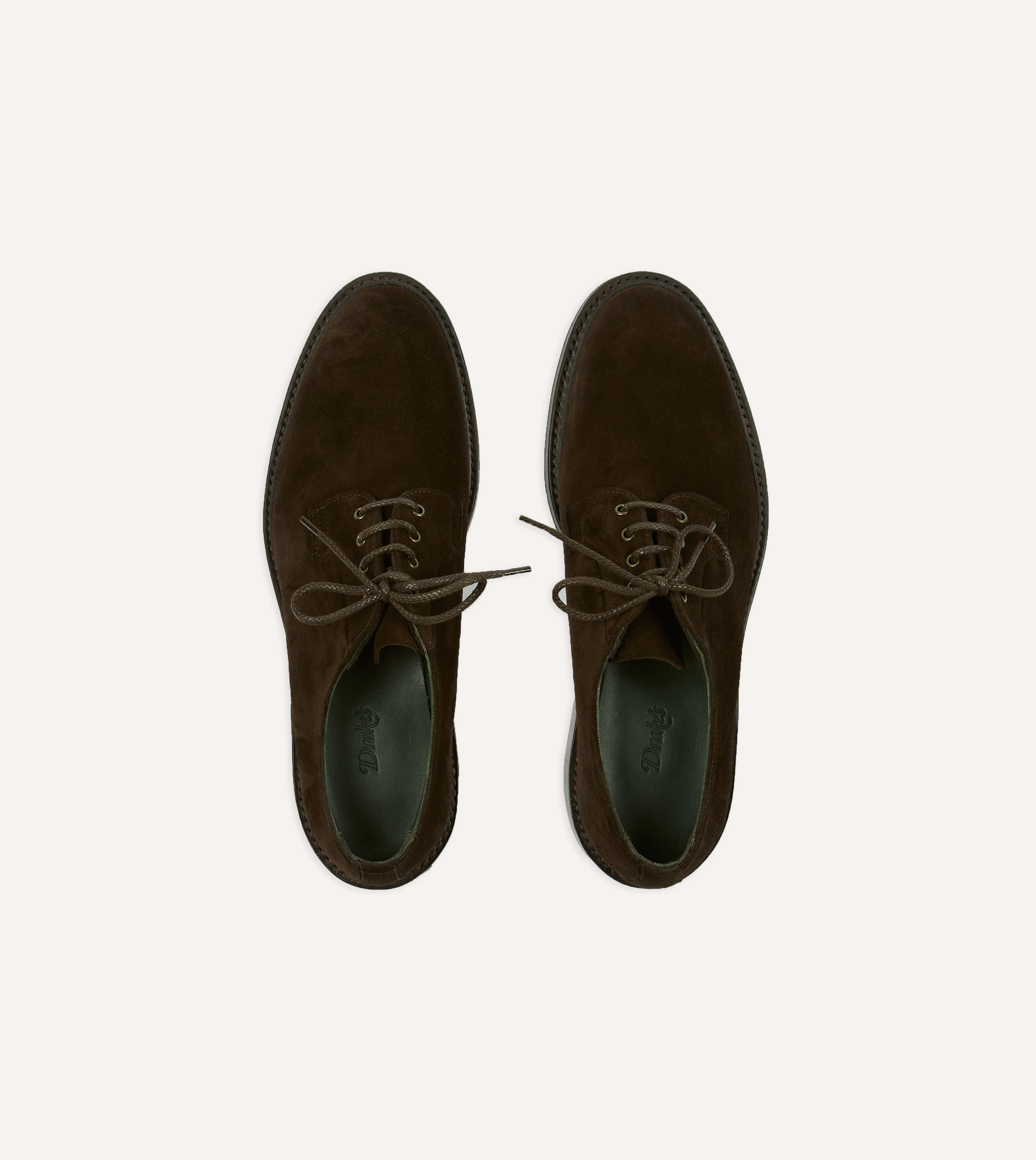 Premium Dark Brown Suede Derby Shoes - Goodyear Welted Construction for Durability - Classic Men's Dress Shoes for Office, Wedding & Formal Occasions