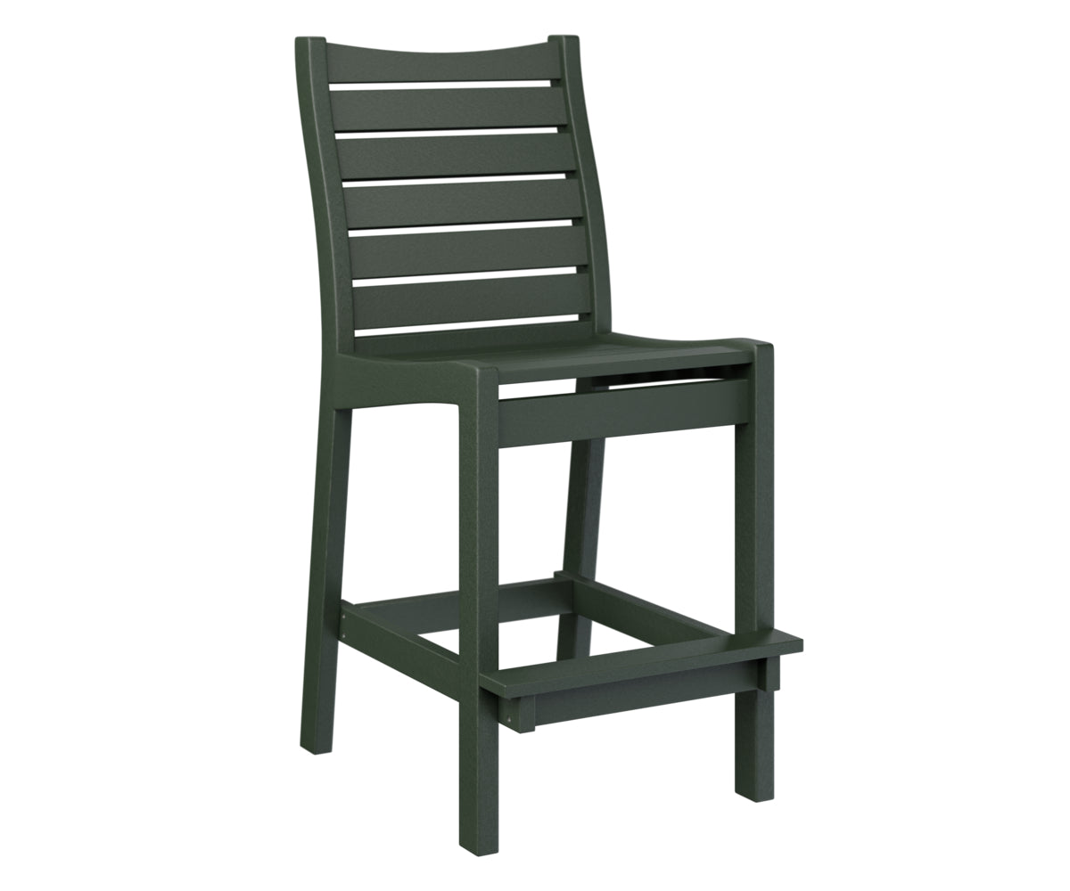 Berlin Gardens Bristol Bar Chair - Adjustable Height Outdoor Bar Stool for Patio, Deck, and Kitchen Counter - Perfect for Entertaining and Relaxing