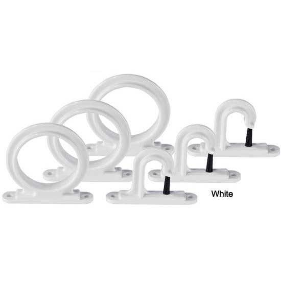 Dubro White Pro Series Fishing Rod Holders - Heavy Duty Marine Grade for Saltwater & Freshwater - Perfect for Boats, Kayaks, and Shore Fishing