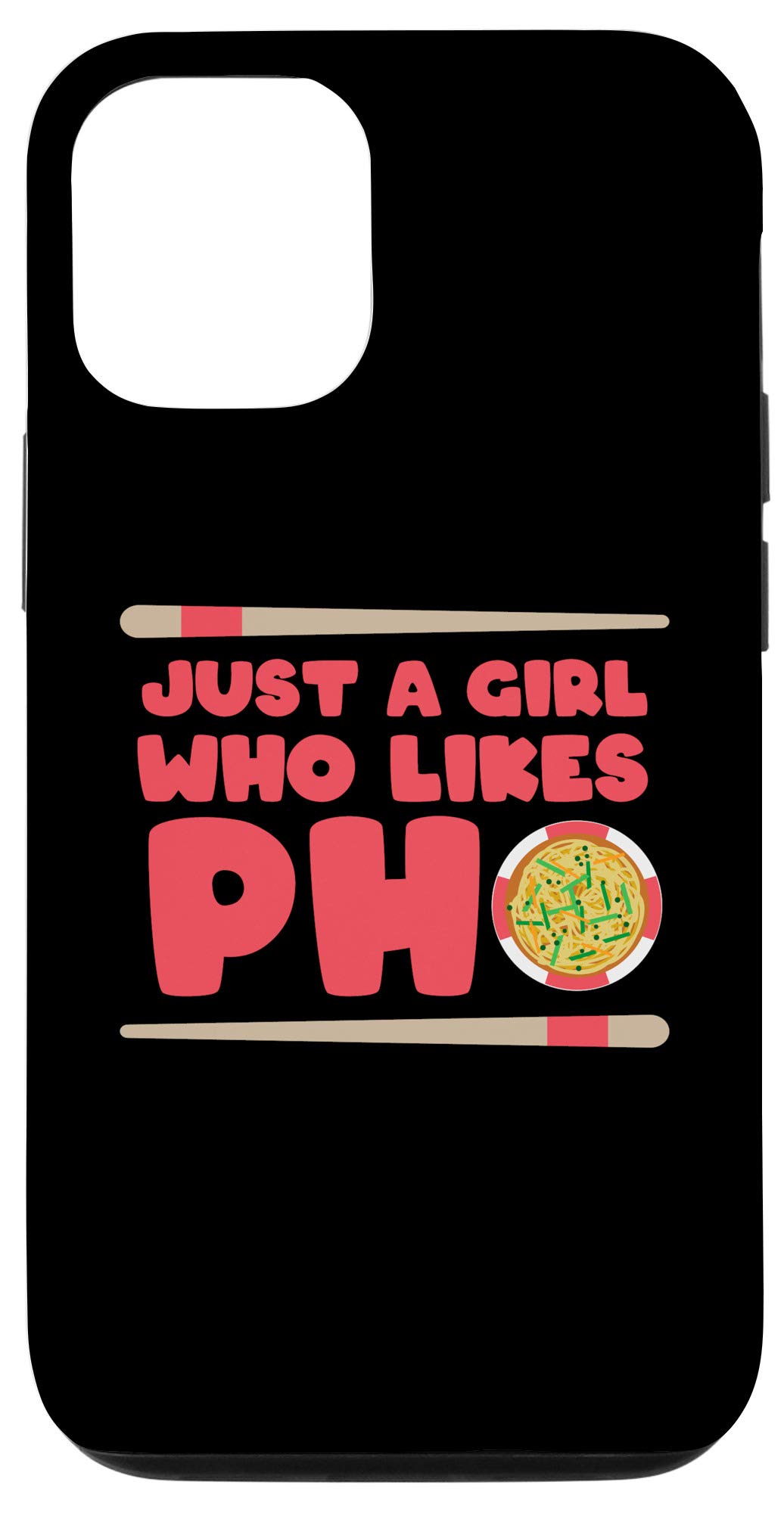 iPhone 12/12 Pro Protective Phone Case - Cute Vietnamese Pho Noodles Design - Perfect Gift for Food Lovers & Asian Cuisine Fans - Ideal for Daily Use, Travel & Work