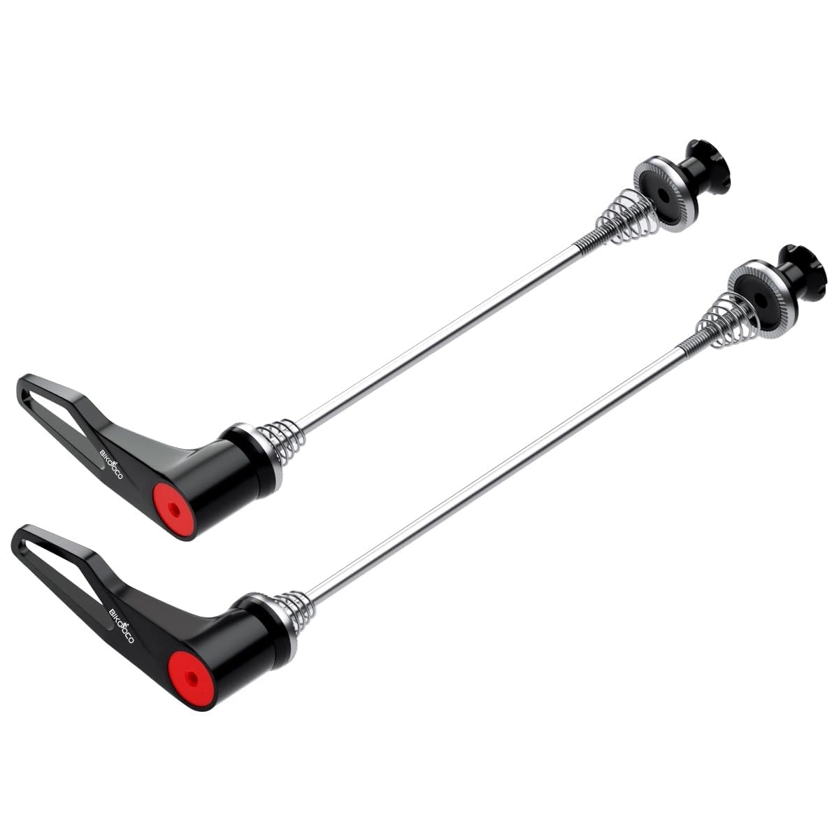 Ultra High Strength Titanium Alloy Bike Axle Skewer Set - Quick Release 100mm Front/130mm Rear for Road Bikes & 100mm Front/135mm Rear for Mountain Bikes | Lightweight & Durable Upgrade for Enhanced Cycling Performance