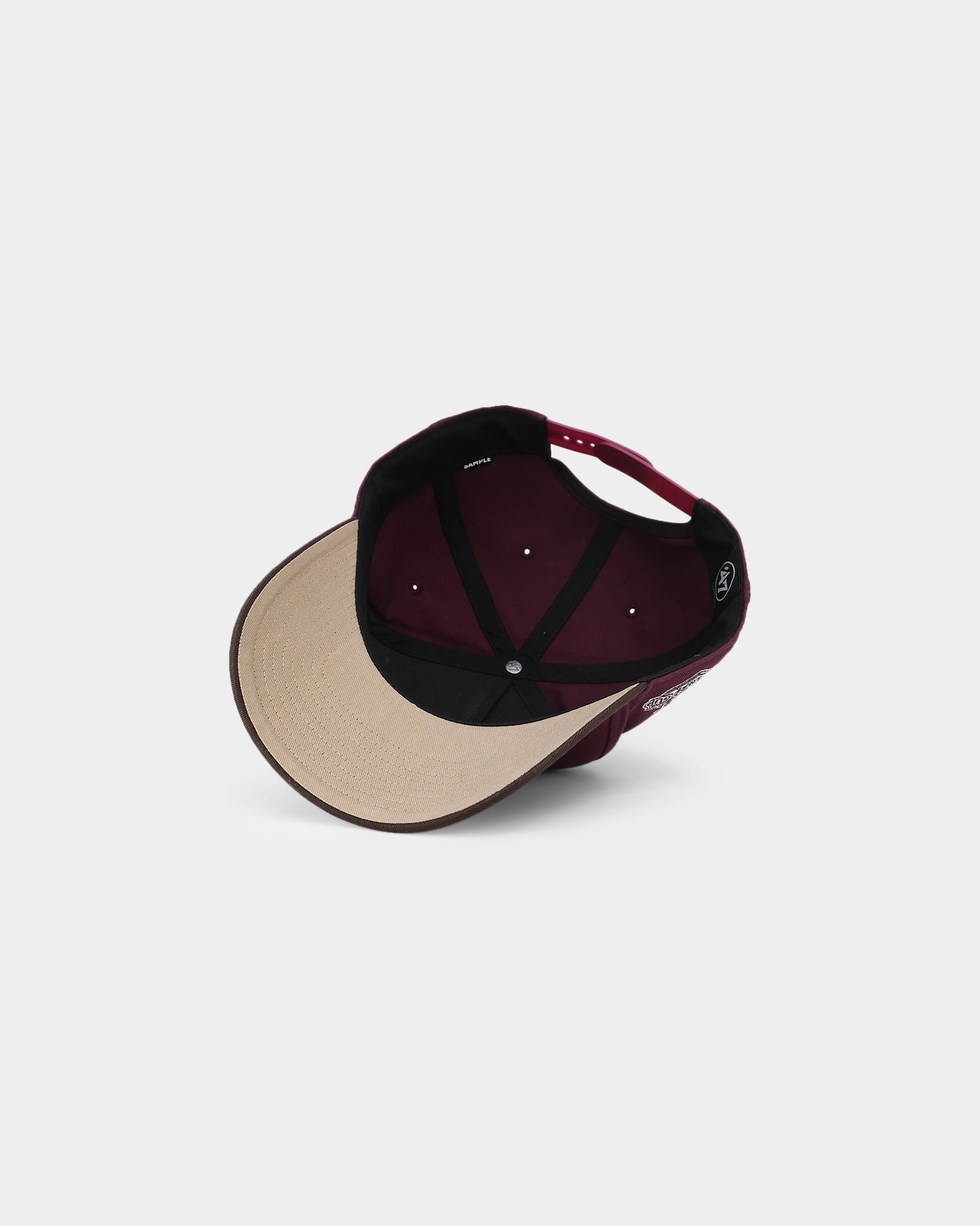 47 Brand Anaheim Ducks 'Bacon Me Crazy' MVP DT Snapback Hat - Dark Maroon/Brown Adjustable Baseball Cap for Hockey Fans & Sports Enthusiasts - Perfect for Game Day, Tailgating & Casual Wear