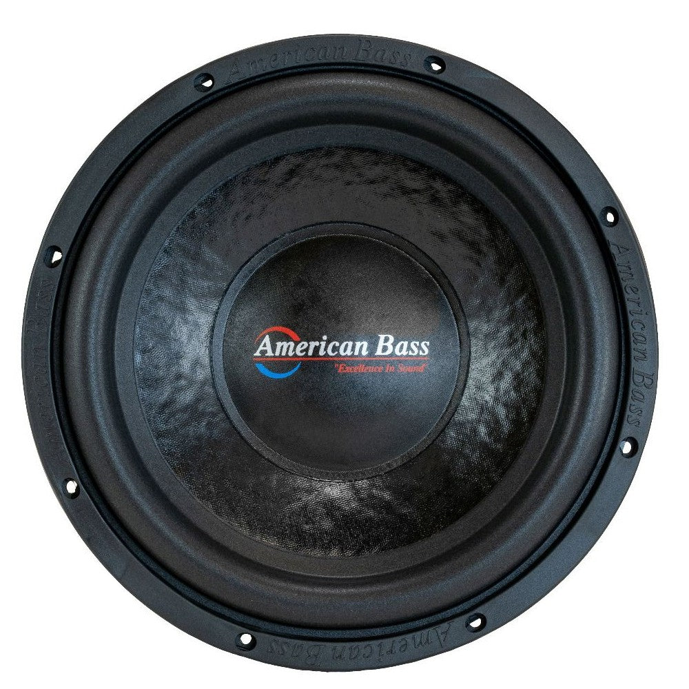 American Bass XO1244 600W 12-Inch XO Series Dual 4 Ohm Car Subwoofer - Powerful Bass for Car Audio Systems & Home Theater Setups