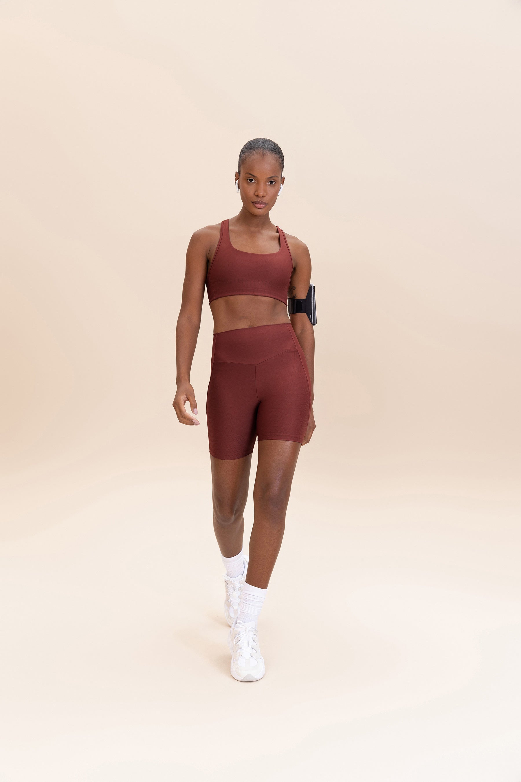 Fast Allure Mat Sports Bra for Women - High Support Workout Bra for Running, Yoga & Gym - Moisture Wicking & Breathable Activewear
