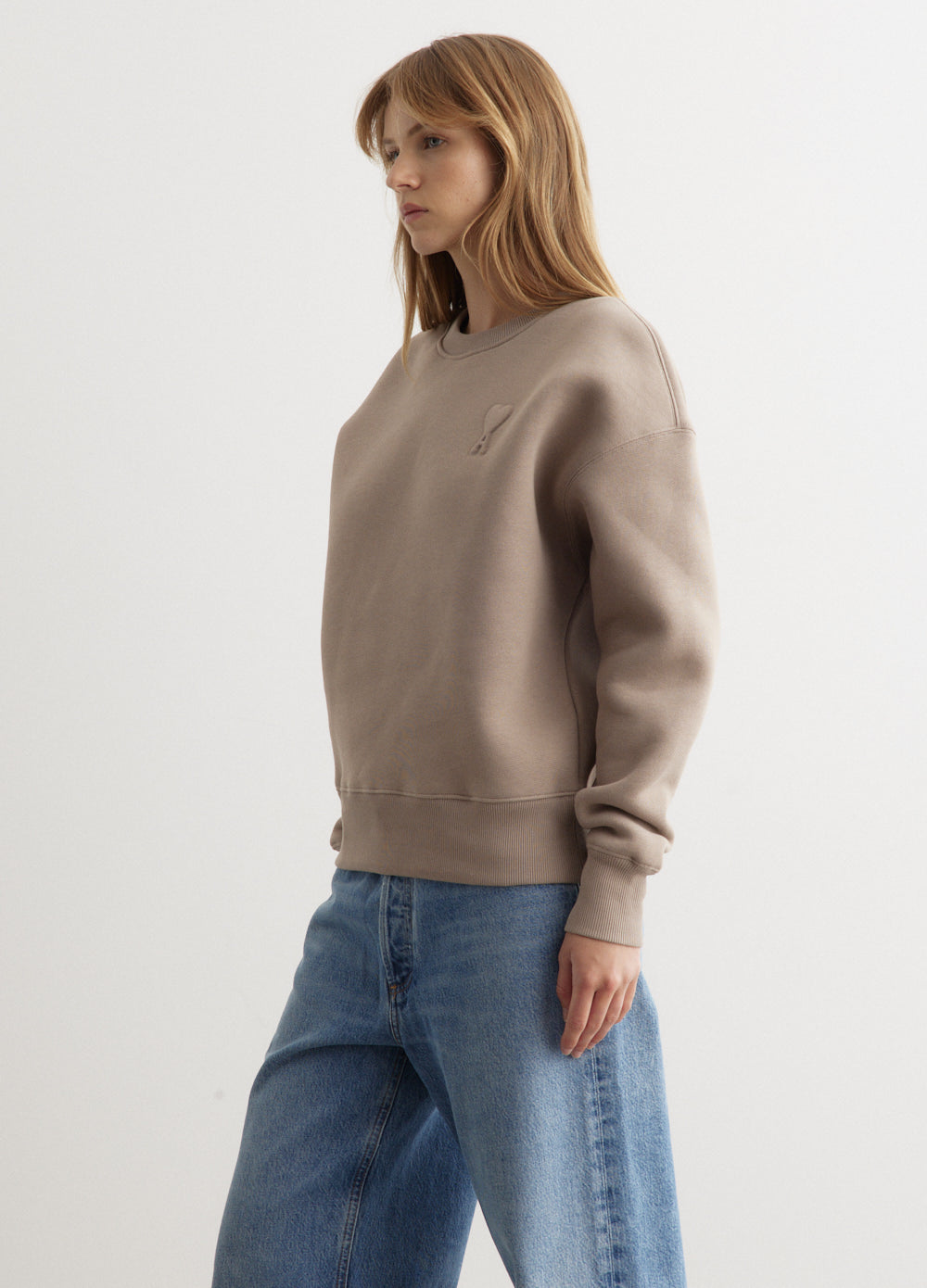 ADC Light Taupe 2811 Women's Sweatshirt - Soft & Comfortable Pullover for Casual Wear, Lounge & Outdoor Activities
