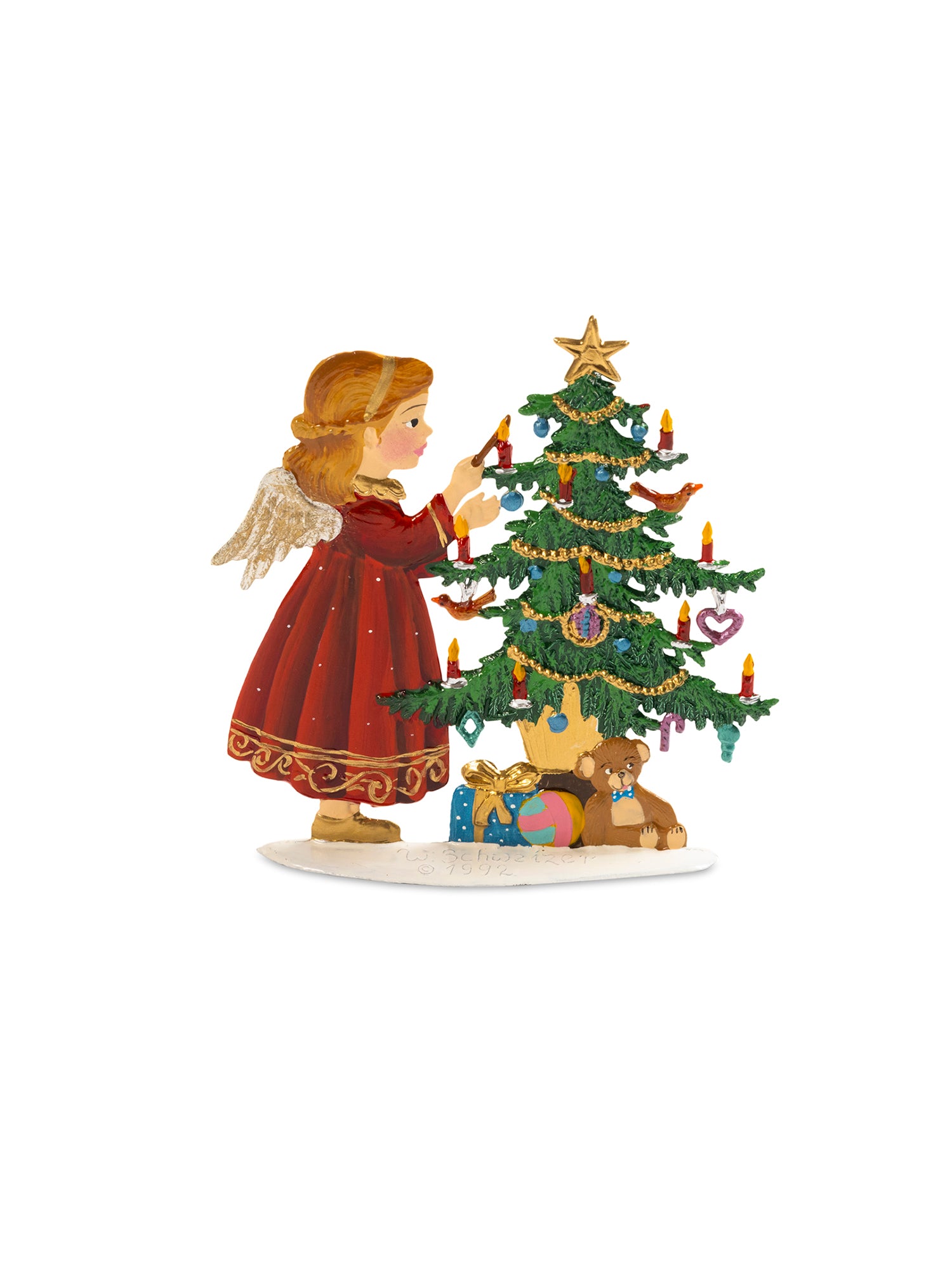 Angel Christmas Tree Topper Decor - Elegant Holiday Tree Decorations for Xmas, Home, Party & Festive Celebrations