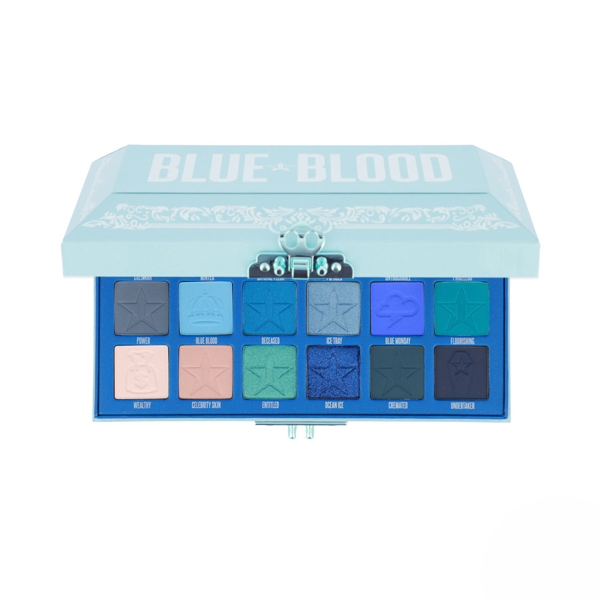 Palette Blue Blood Eyeshadow Palette - Highly Pigmented Makeup Kit for Professional & Everyday Use | Perfect for Parties, Date Nights & Special Occasions