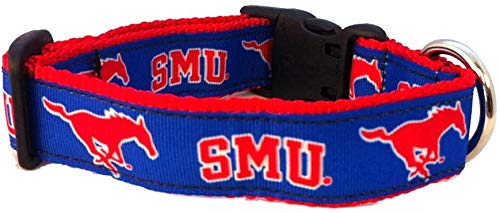 SMU Mustangs Collegiate Dog Collar - Extra Small Pet Collar for Small Breed Dogs - Perfect for Game Day, Campus Walks & School Spirit Accessories