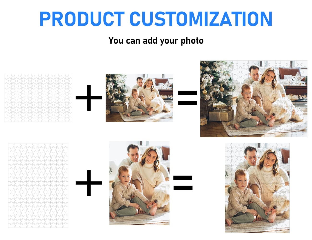 Custom Photo Puzzle for Kids & Adults | Personalized Picture Puzzle Gift | 35 to 2000 Pieces (15x10cm to 100x70cm) | Perfect for Family Gifts, Birthday Presents & Home Decor
