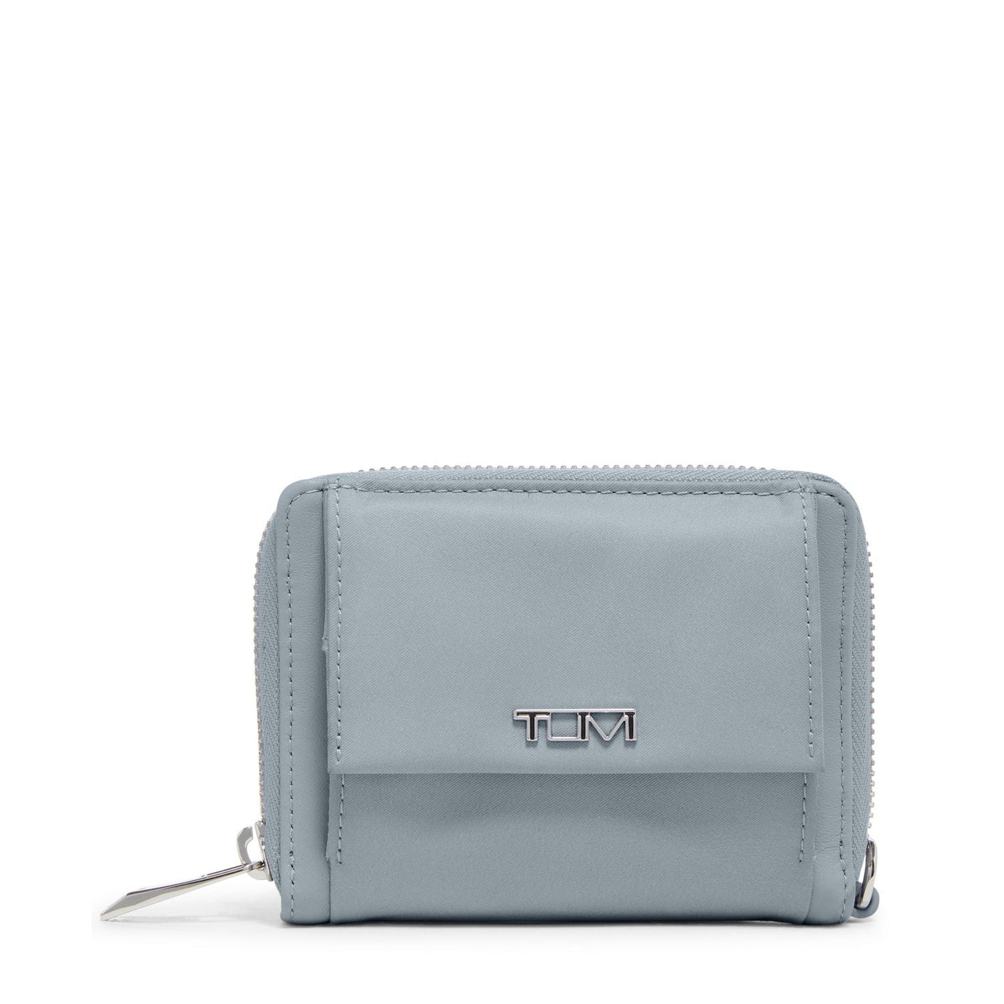 TUMI Voyageur Tri-Fold Zip Around Wallet - Slim RFID Blocking Travel Wallet for Men & Women - Perfect for Business Trips, Daily Use & Secure Card Storage