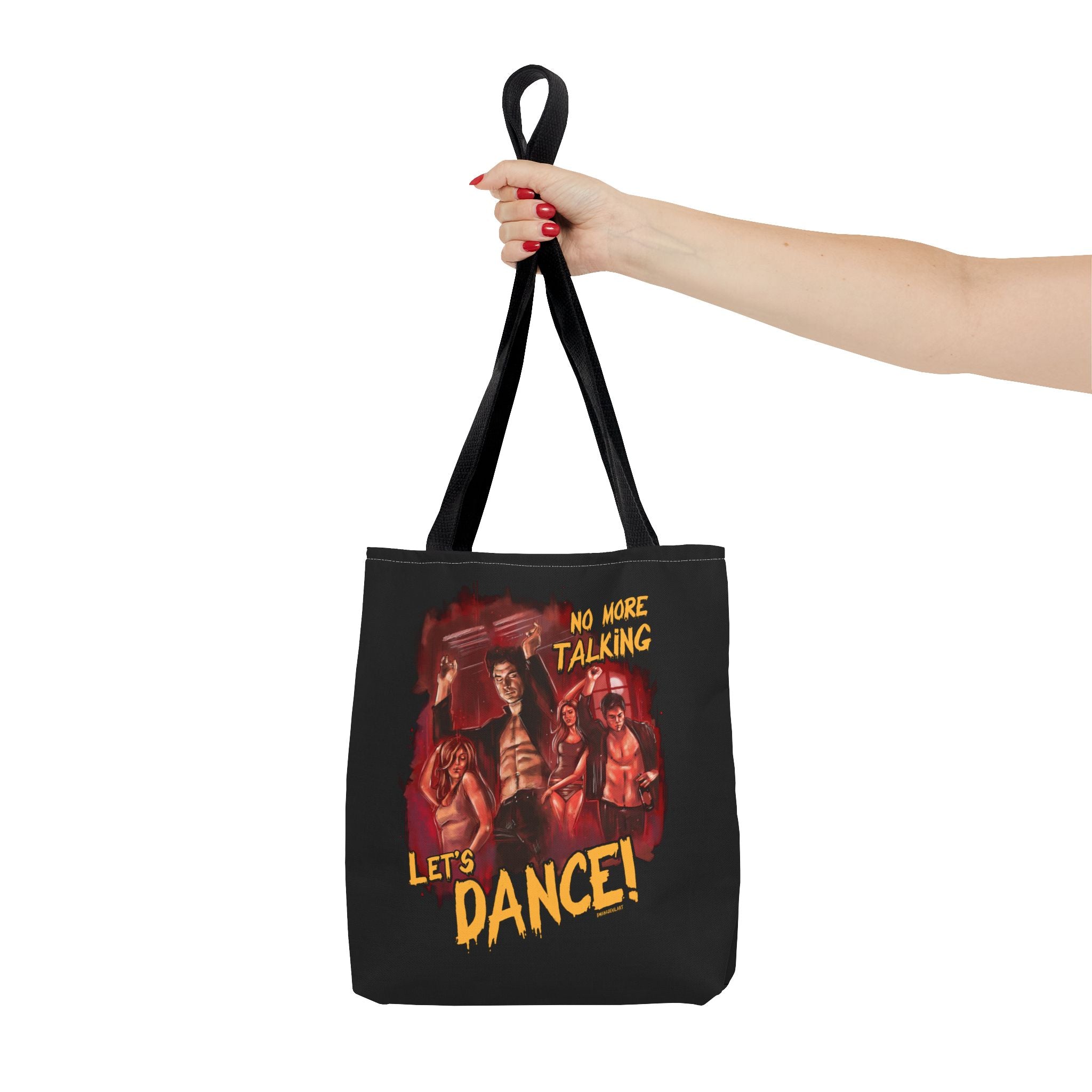 Let's Dance Tote Bag - Stylish & Spacious Canvas Tote for Women - Perfect for Grocery Shopping, Beach Trips & Daily Use