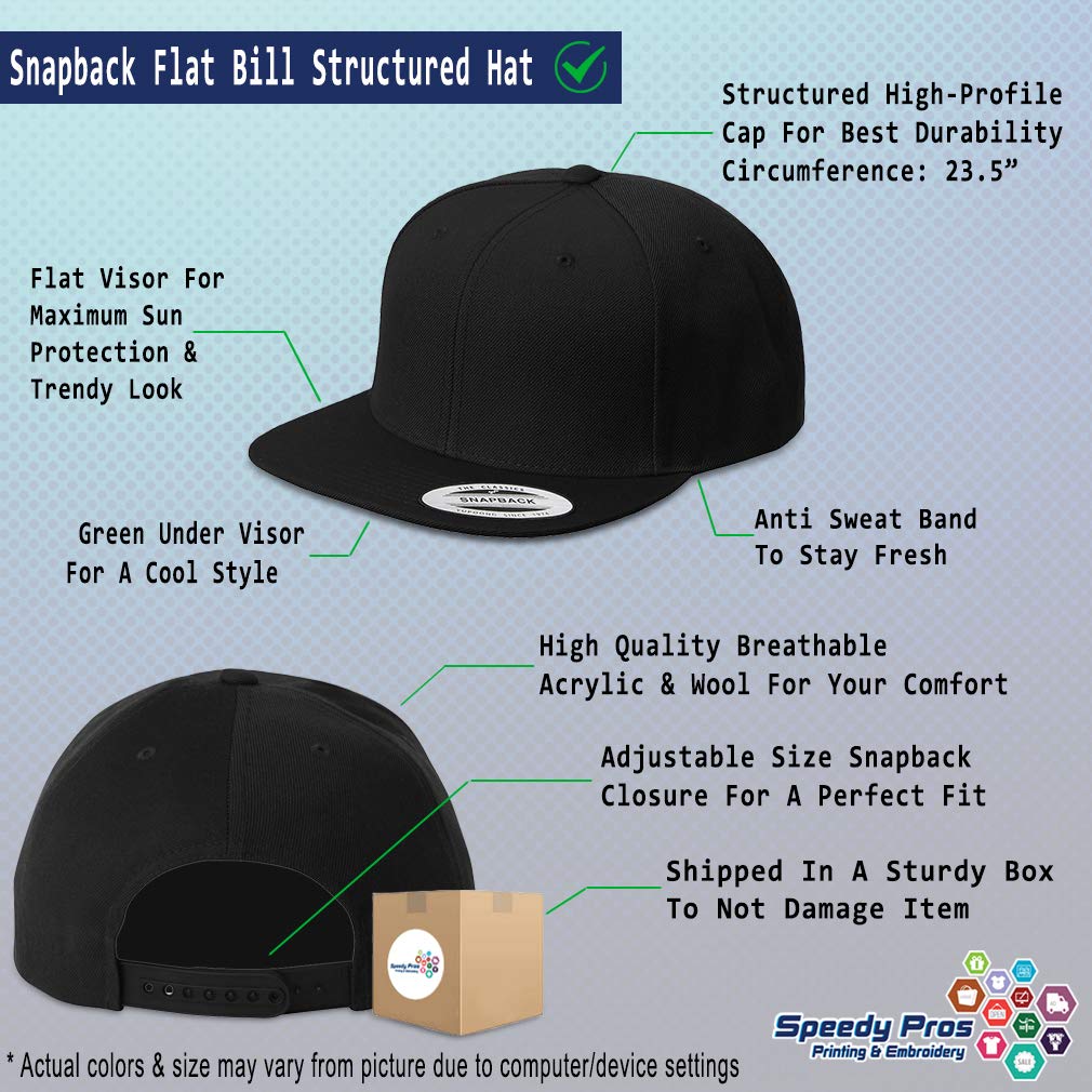 Custom Snapback Baseball Cap - Adjustable Acrylic Hat for Sports & Fashion
