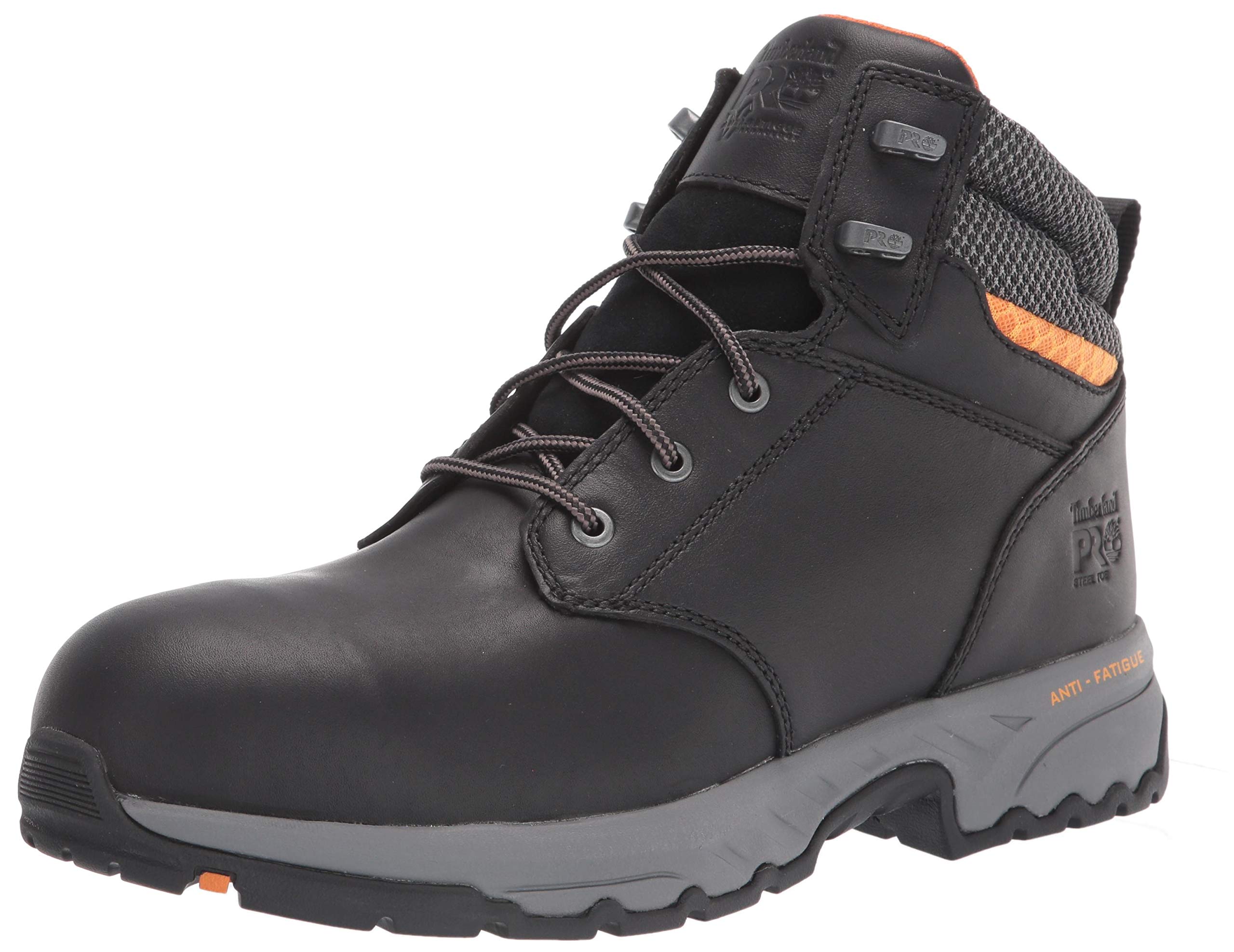 Timberland PRO Men's 6-Inch Steel Toe Work Boots - Waterproof Industrial Safety Shoes for Construction & Heavy Duty Work | OSHA Compliant Work Boots for Electricians, Carpenters & Warehouse Workers