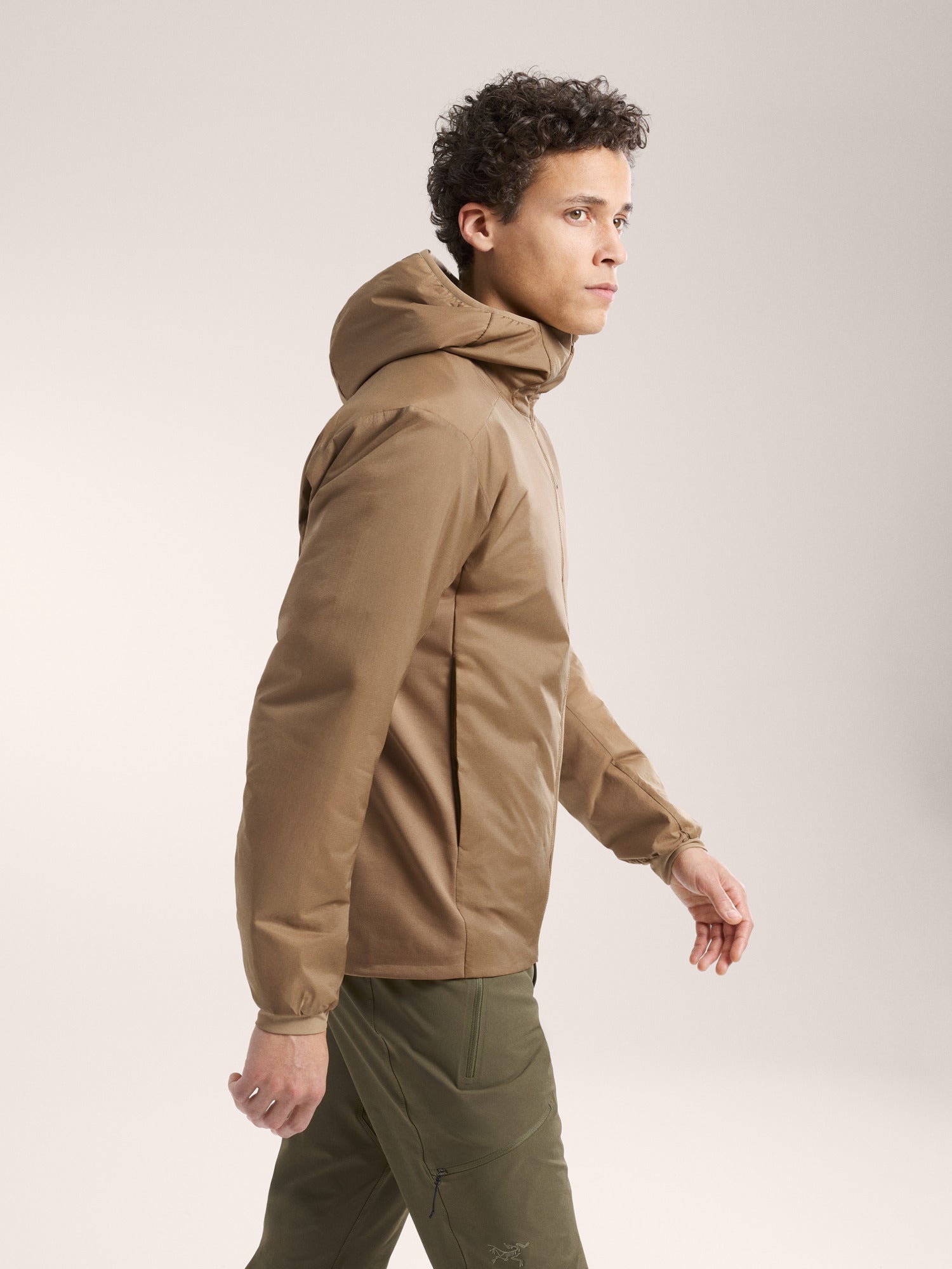 Atom Hoody Men's Lightweight Water-Resistant Hooded Jacket - Perfect for Outdoor Activities, Hiking & Casual Wear