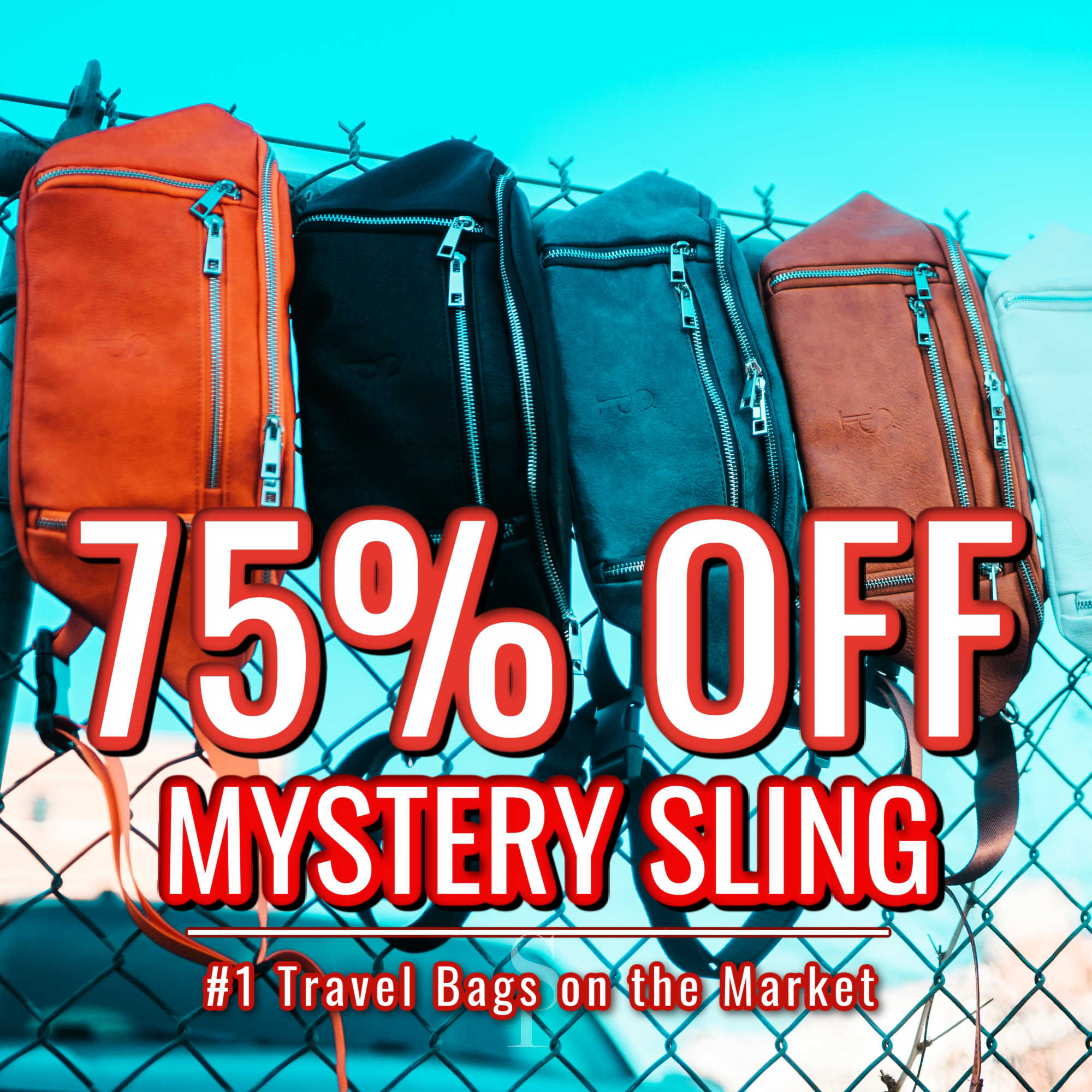 Mystery Sling Bag for Women & Men - Lightweight Crossbody Purse with Adjustable Strap - Perfect for Travel, Hiking & Everyday Use