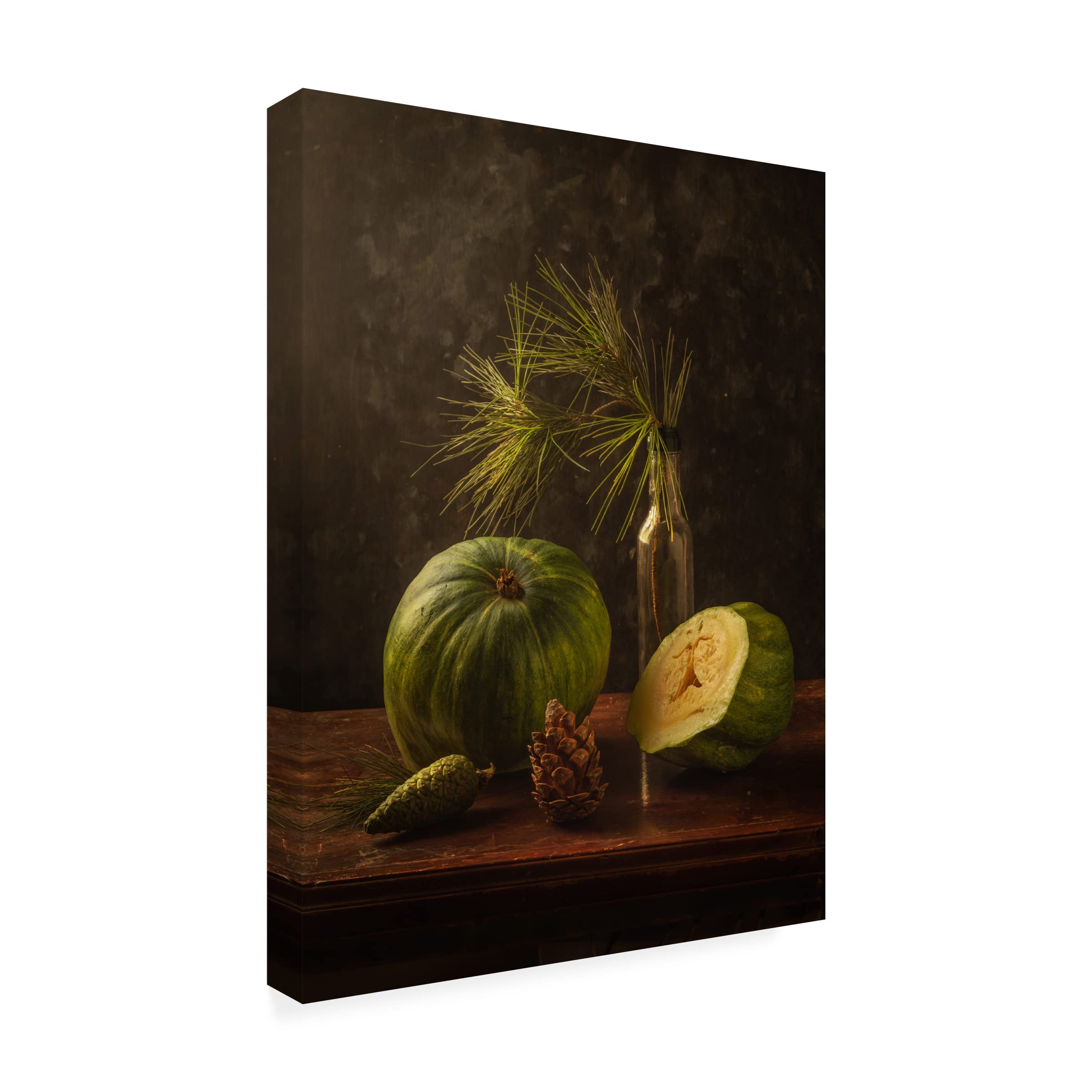 Trademark Fine Art 'Pumpkin' Canvas Wall Art by Nouacer - Modern Home Decor for Living Room, Bedroom & Office