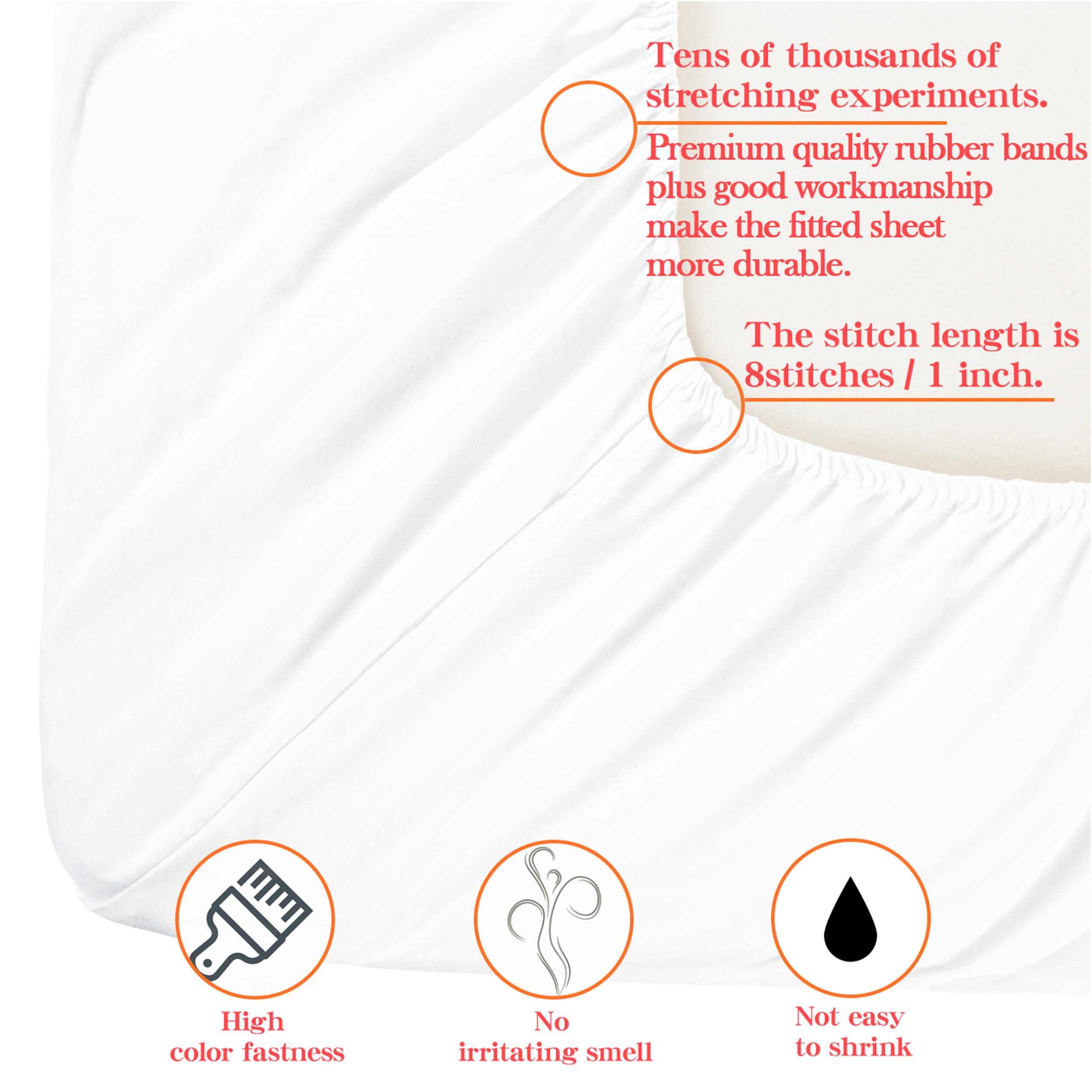 NTBAY 4-Piece Toddler Bedding Set - Soft & Breathable Crib Bedding for Boys & Girls, Includes Quilted Comforter, Fitted Sheet, Flat Sheet & Pillowcase, White - Perfect for Nursery, Daycare or Travel