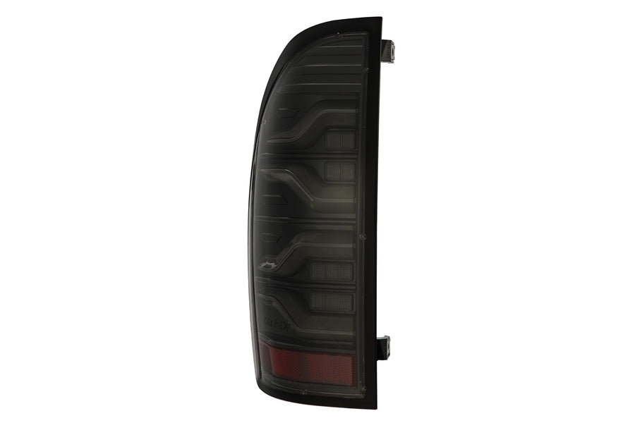 2005-2015 Toyota Tacoma AlphaRex LUXX Series LED Tail Lights - Alpha Black | Smoke Style | High Performance Brake Lights | Perfect for Off-Roading & Night Driving
