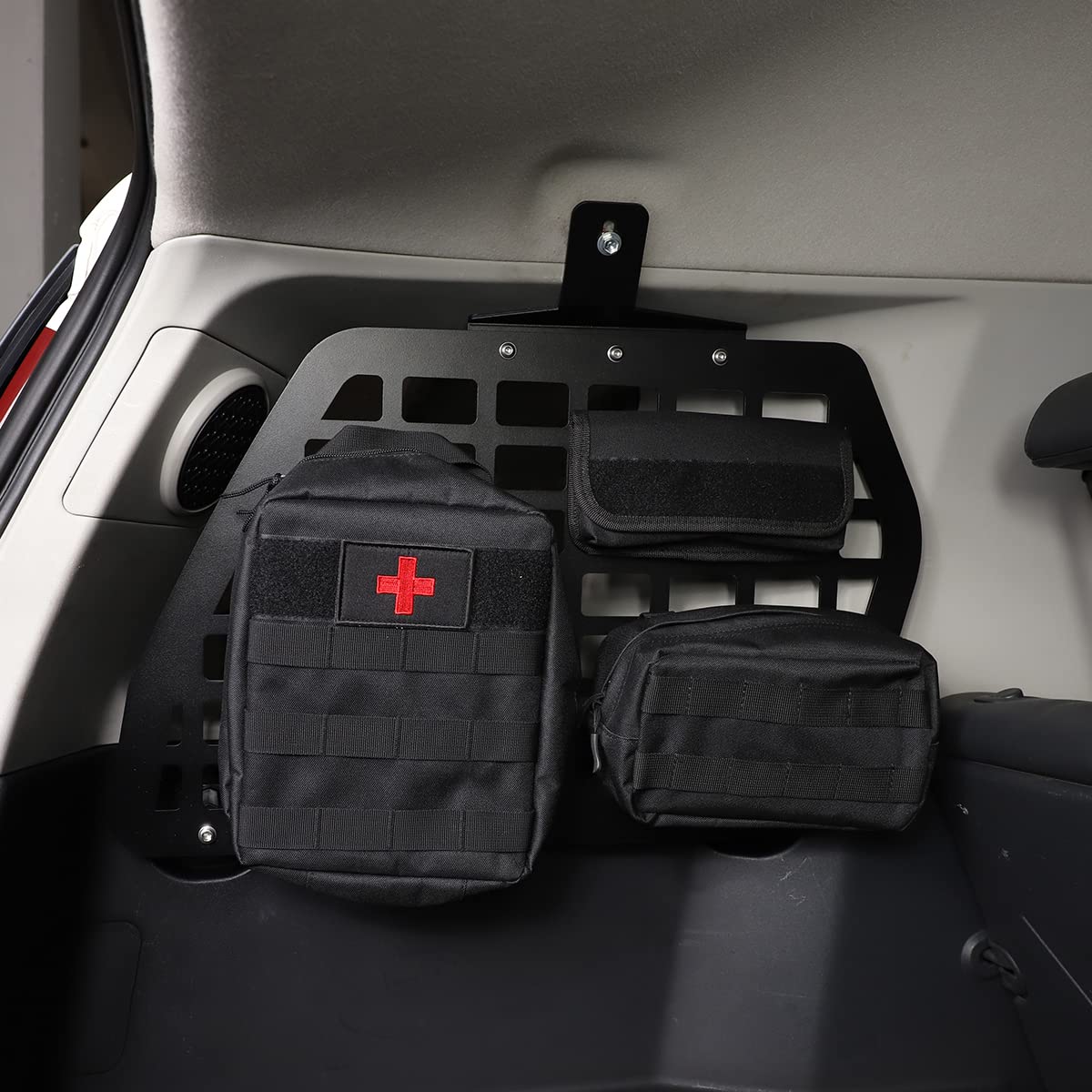 2007-2021 Toyota FJ Cruiser Car Trunk Organizer - Left Side Storage Shelf with Bag | SUV Cargo Management System | Perfect for Road Trips, Camping & Grocery Shopping
